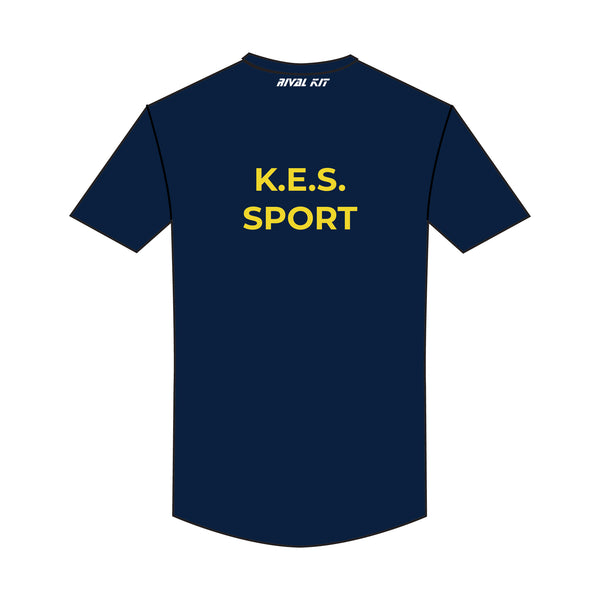 King Edward VI School Boat Club Navy Short Sleeve Gym T-shirt