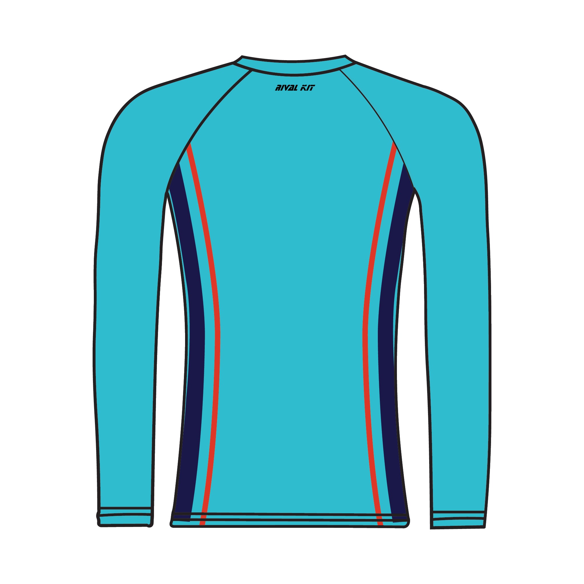 Burnham-On-Sea Gig Rowing Club Long Sleeve Base-Layer 3