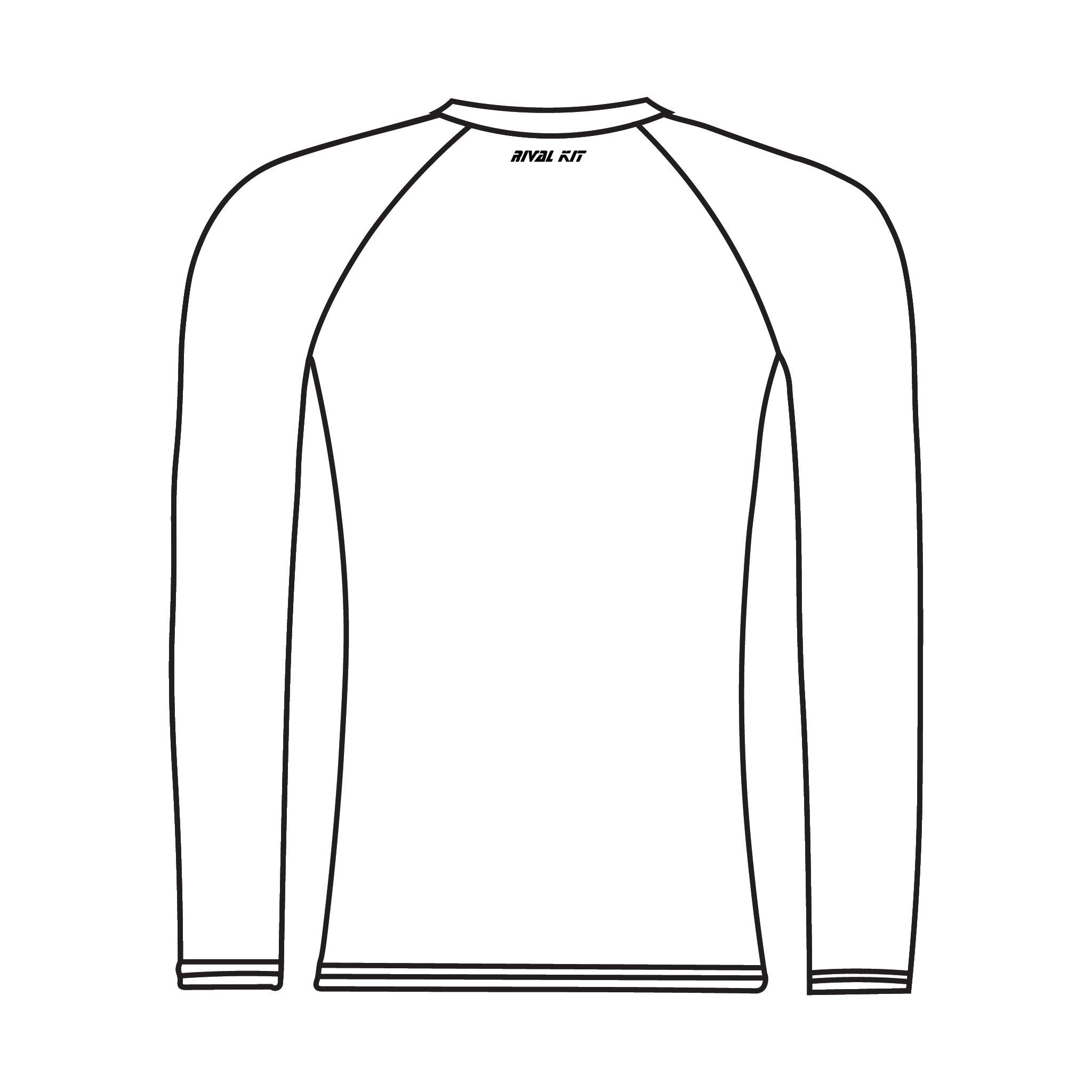 Coastal Barbarians White Long Sleeve Base Layer