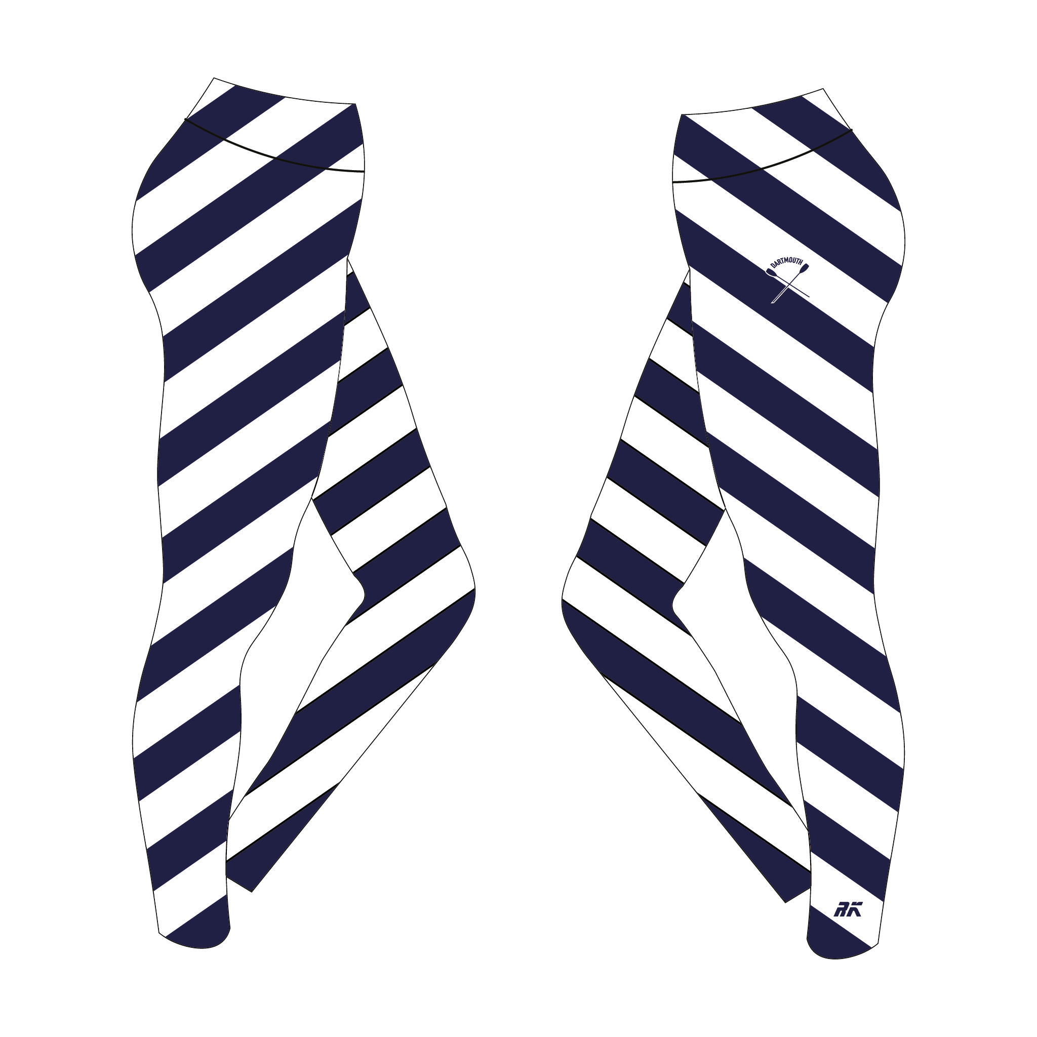 Dartmouth ARC Striped Leggings