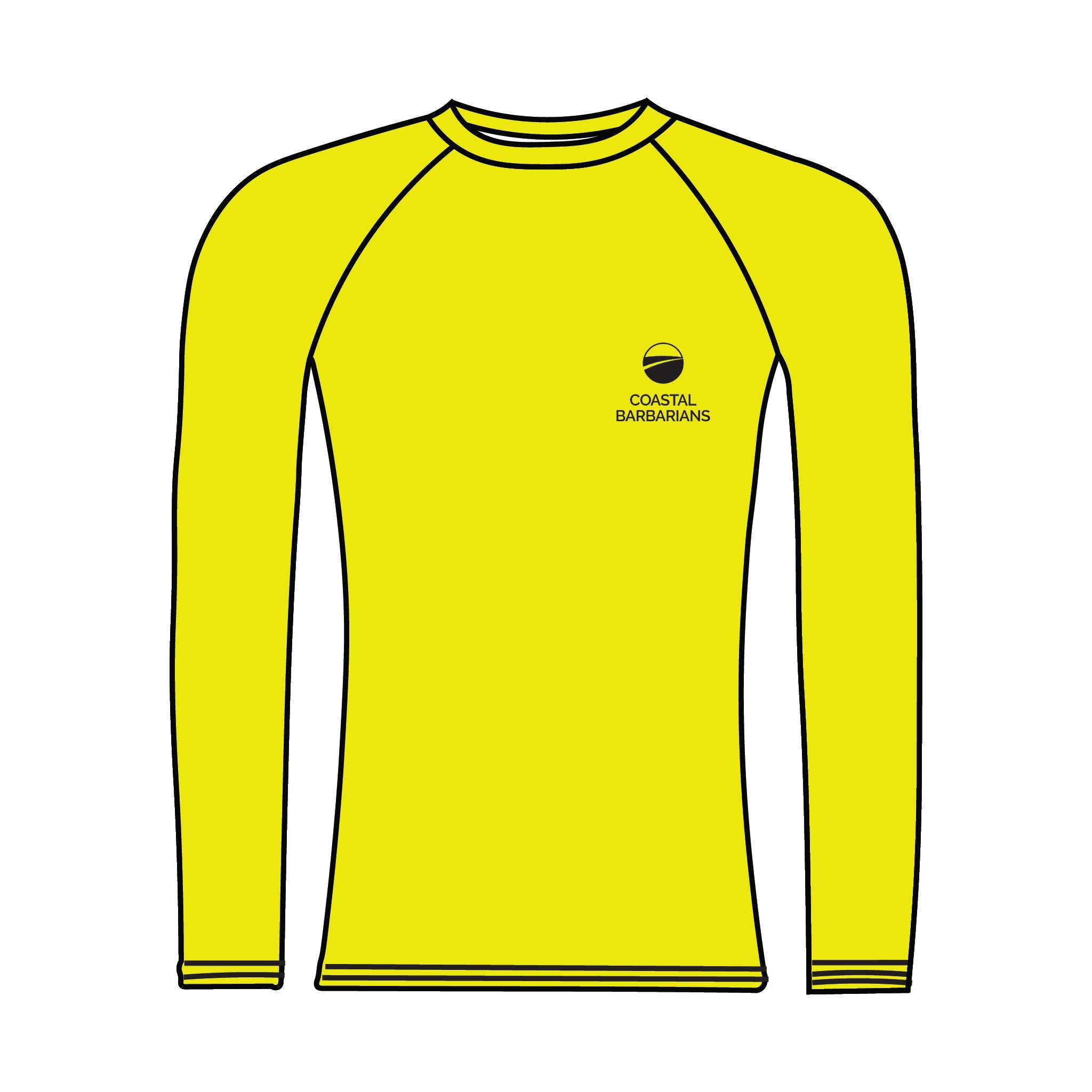 Coastal Barbarians Hi-Vis Long Sleeve Base Layer