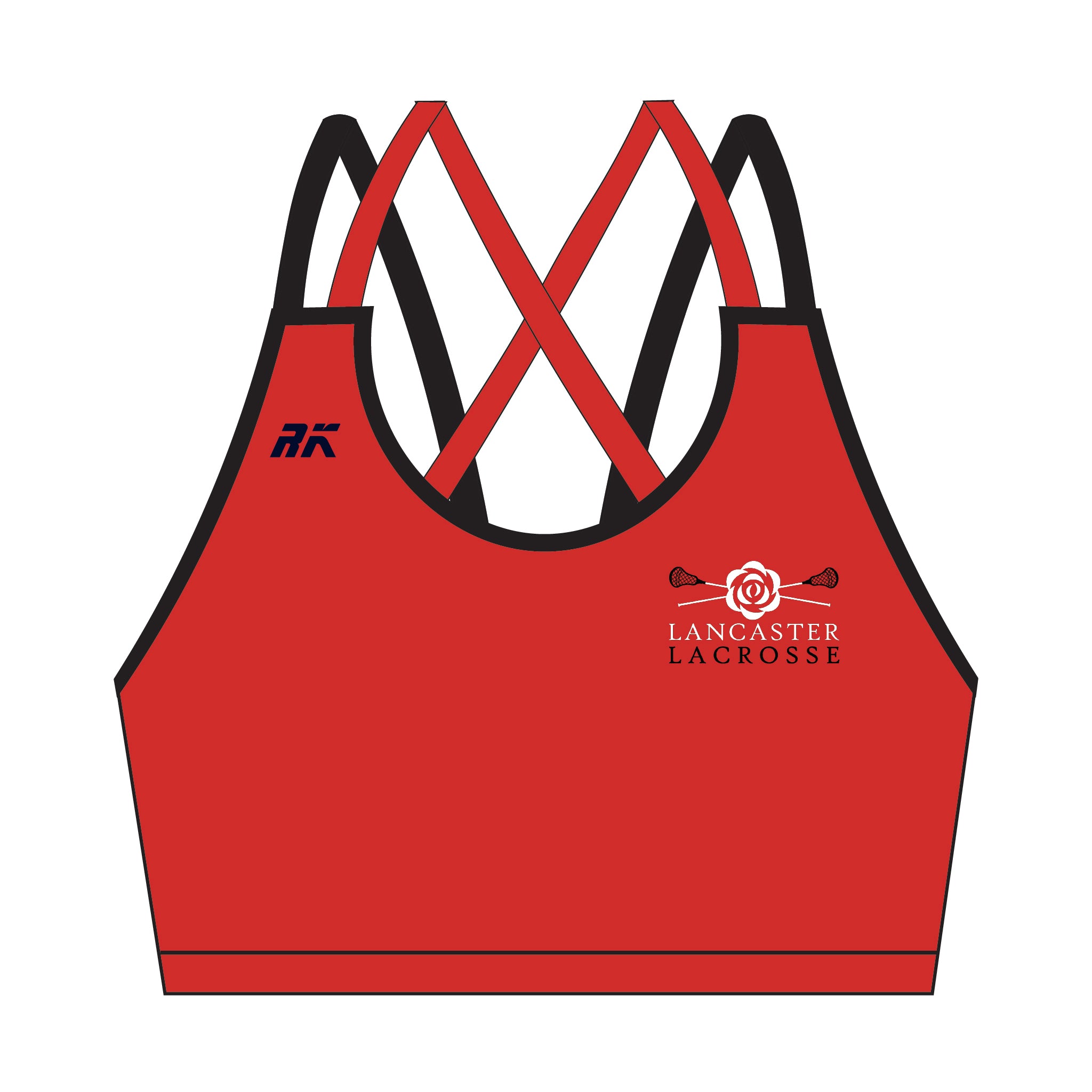 Lancaster University Lacrosse Strappy Sports Bra