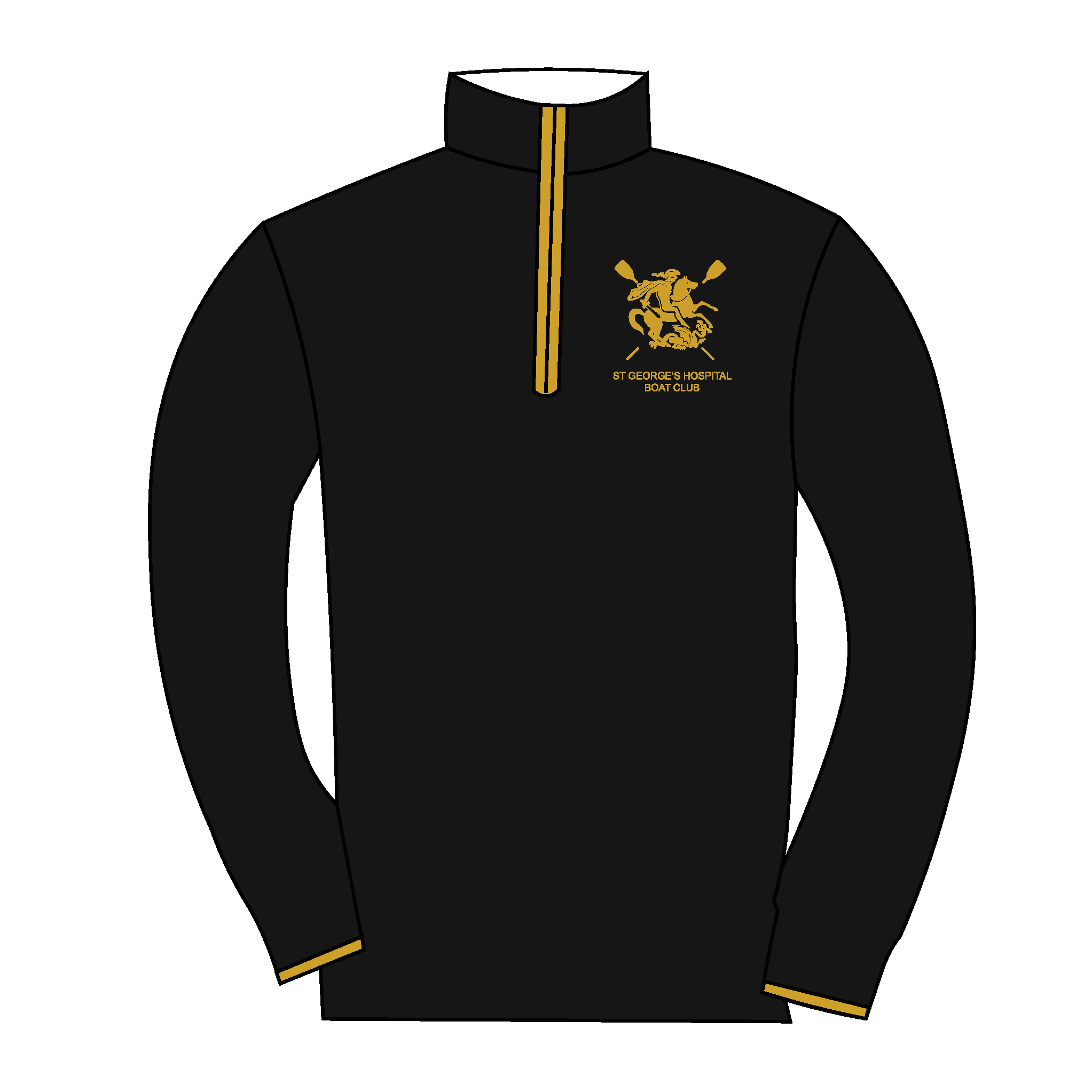 St George's Hospital Boat Club 1/4 Zip