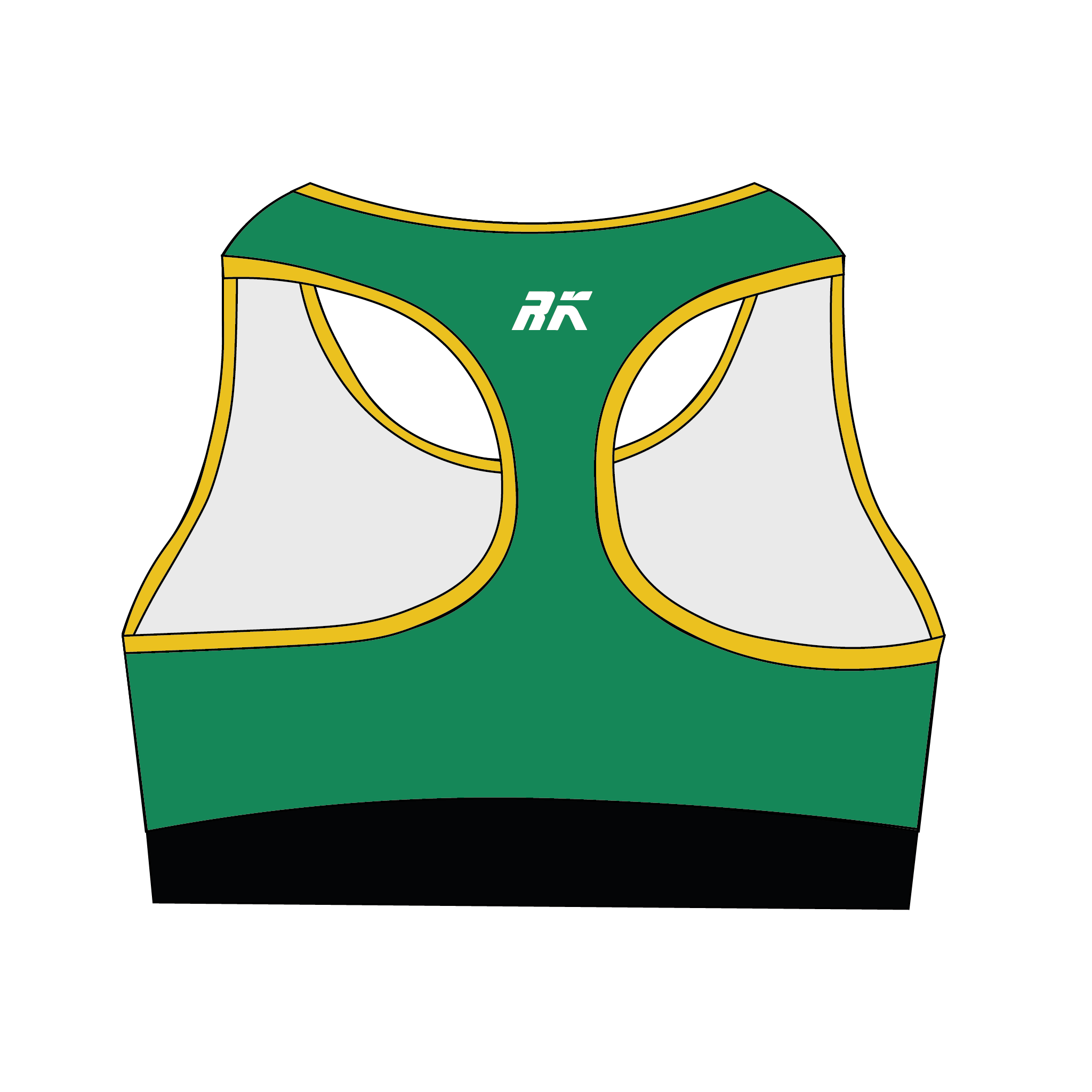 Walbrook RC Green Training Sports Bra