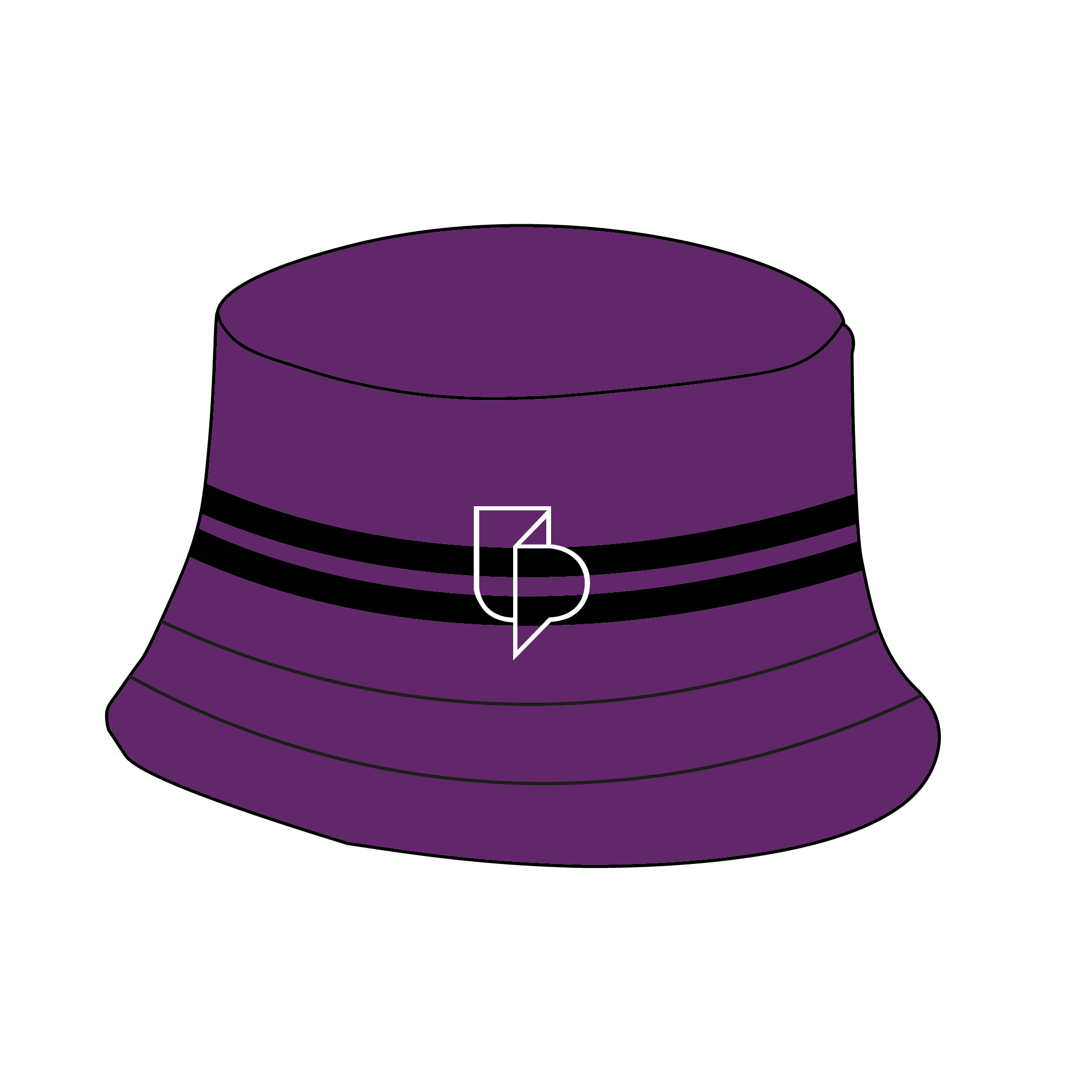 University of Portsmouth Rowing Reversible Bucket Hat