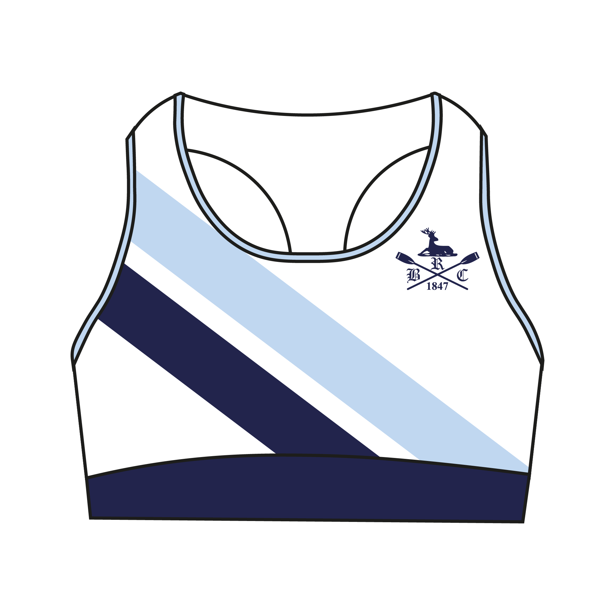 Broxbourne RC Racerback Sports Bra