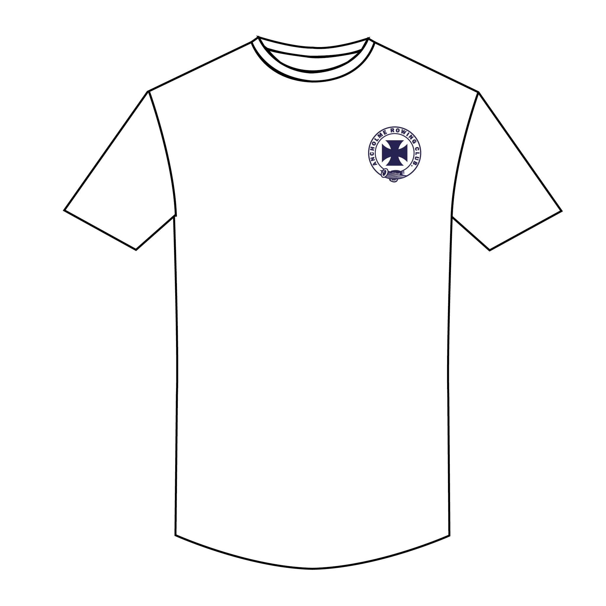 Ancholme Rowing Club Short Sleeve Gym T-shirt