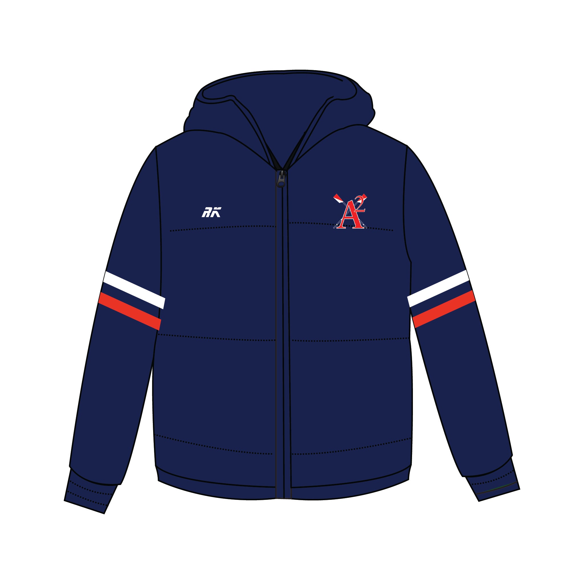Ann Arbor Rowing Club Puffa Jacket