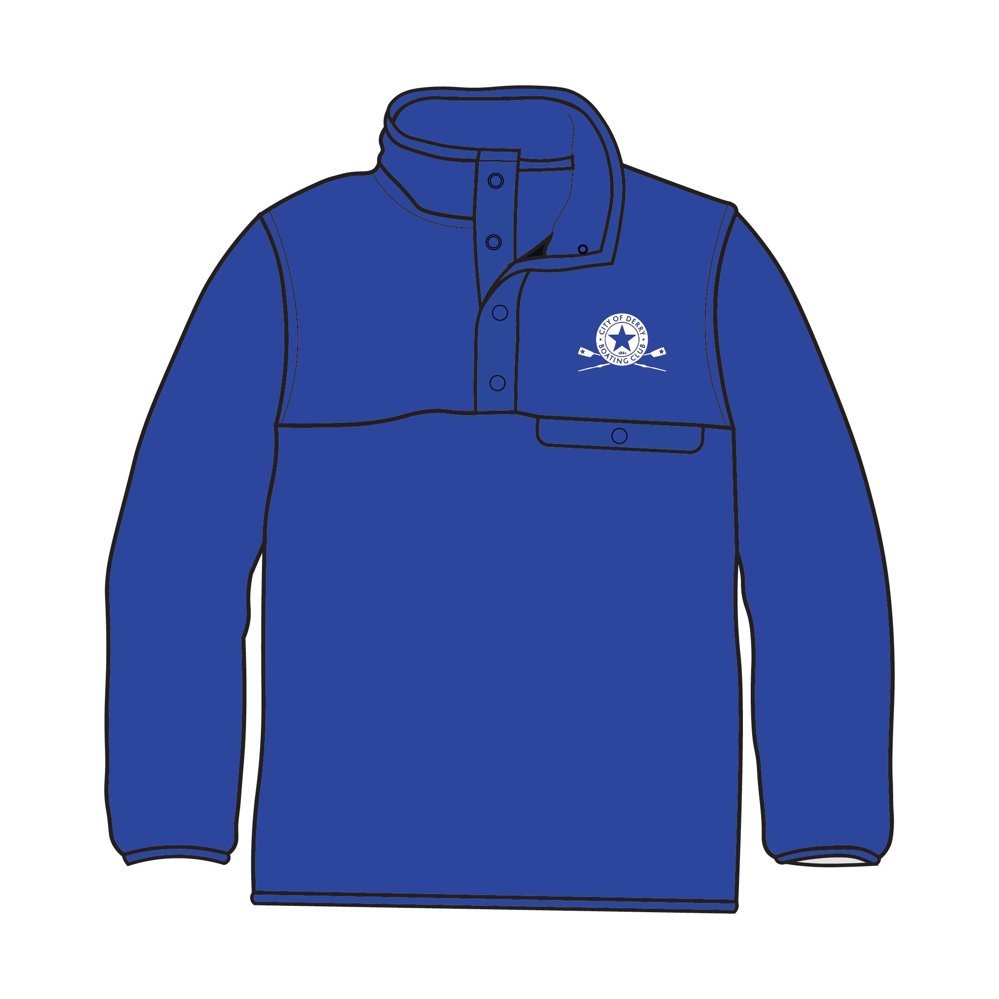 City of Derry Boating Club Pocket Fleece