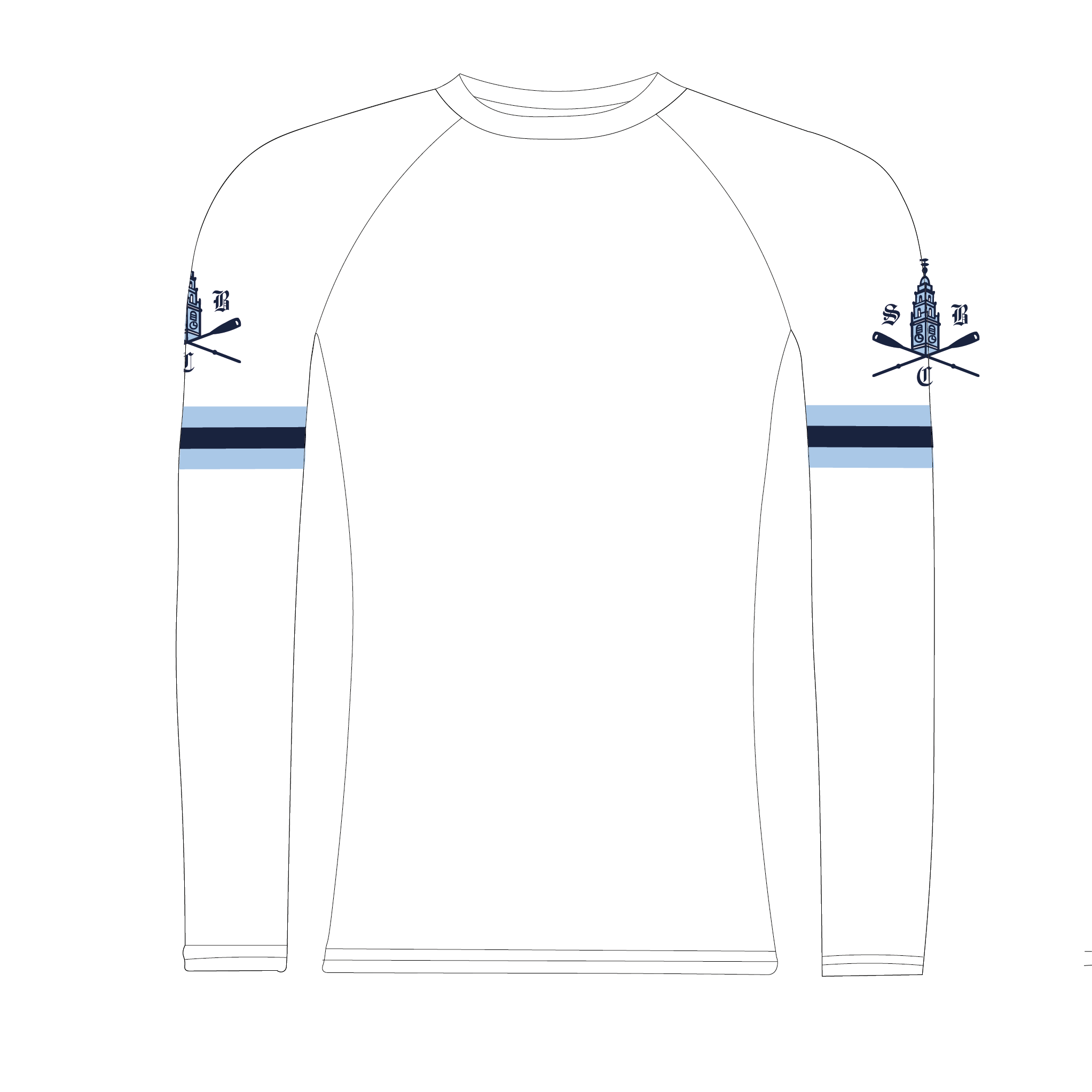Shandon Boat Club Long Sleeve Base-Layer Design 2