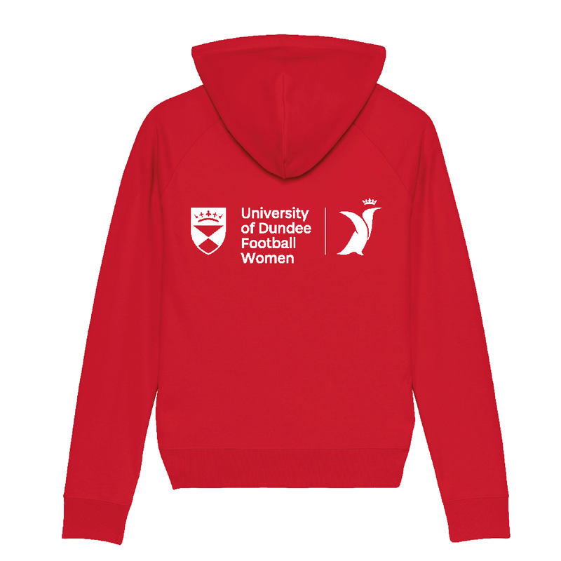 Dundee University Women's FC Hoodie Red