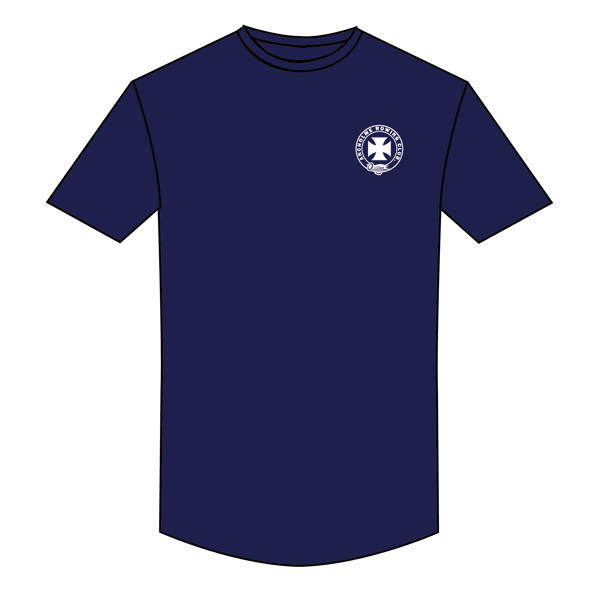 Ancholme Rowing Club Short Sleeve Gym T-shirt (With text)