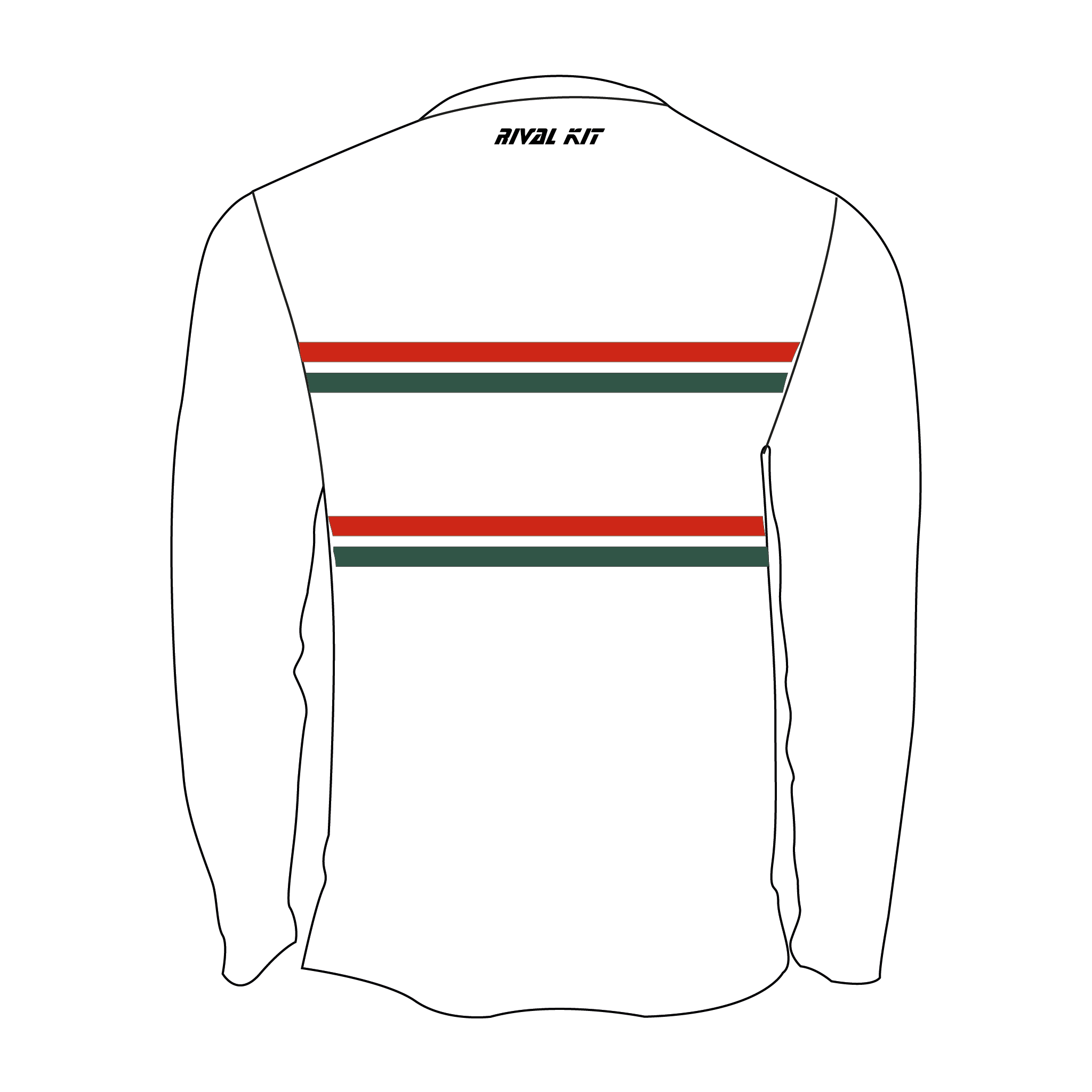 Portlethen & District Pipe Band White Long Sleeve Gym T-Shirt