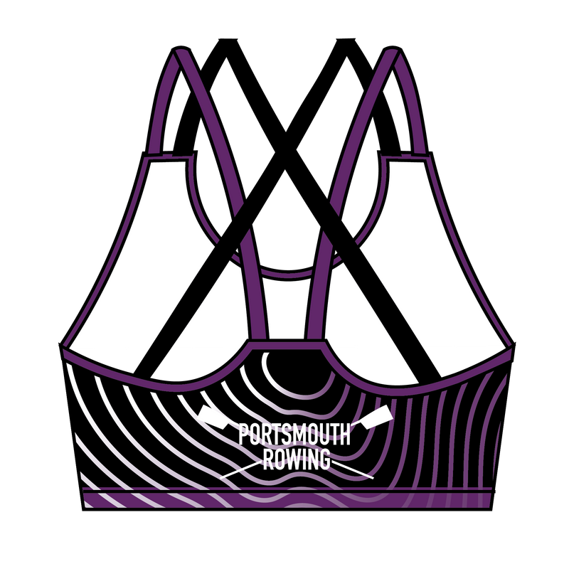 University of Portsmouth Rowing Strappy Sports Bra 2