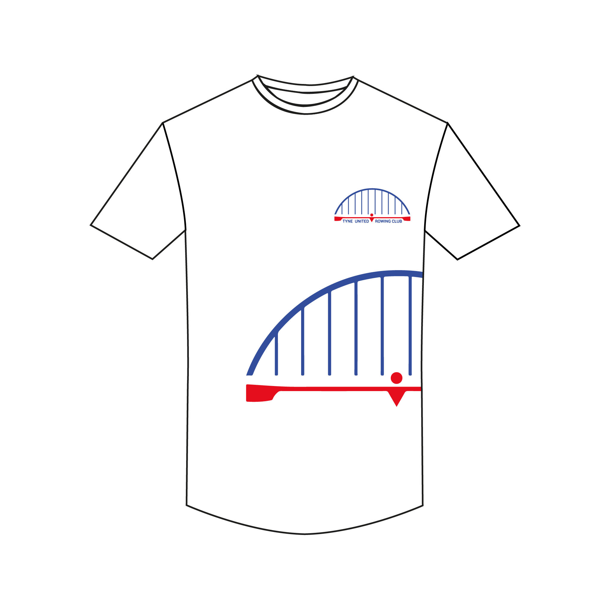 Tyne United RC Bespoke Gym T-Shirt
