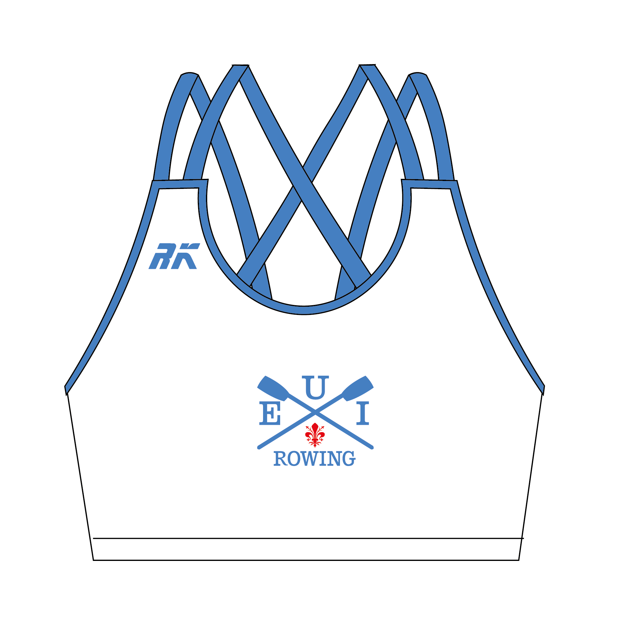 European University Institute - Florence WHITE Strappy Bra
