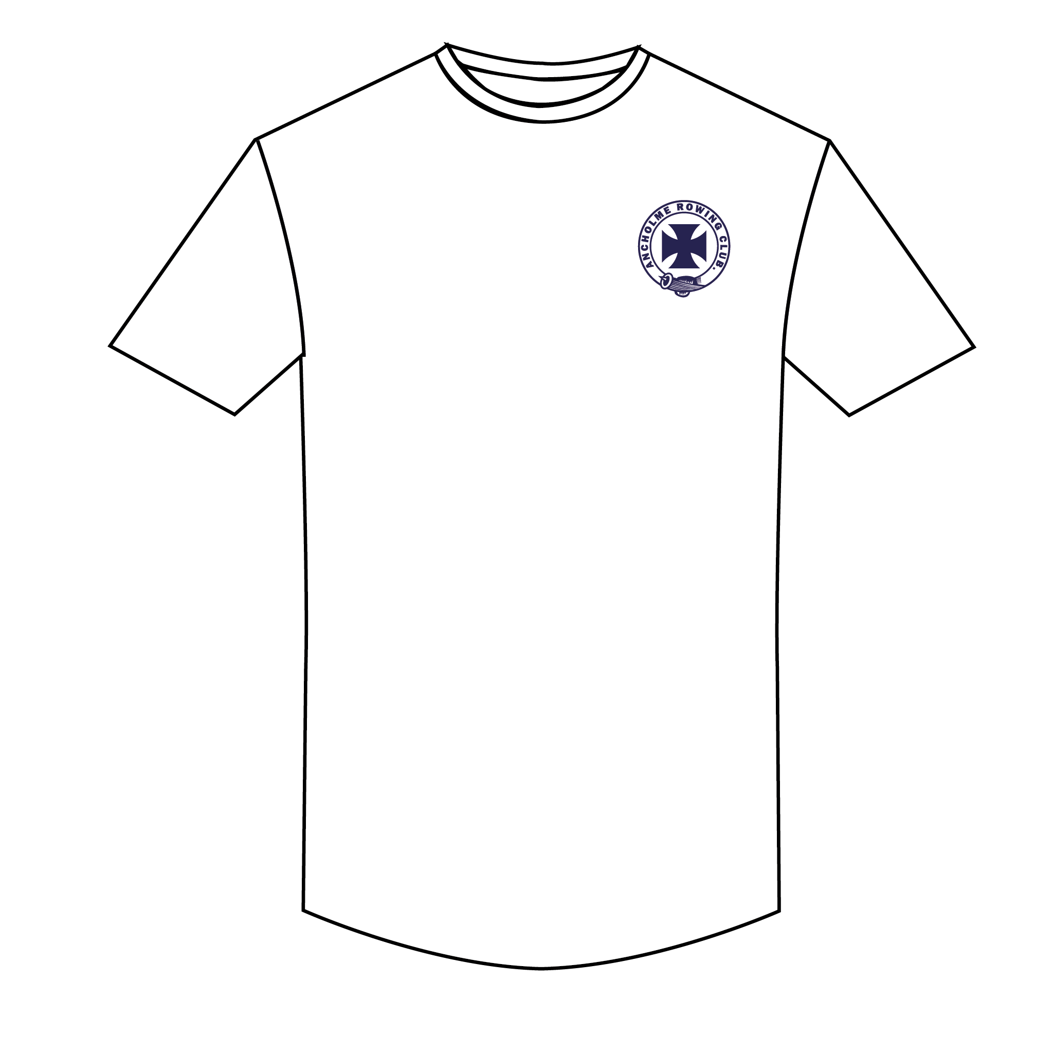 Ancholme Rowing Club White Casual T-Shirt 2