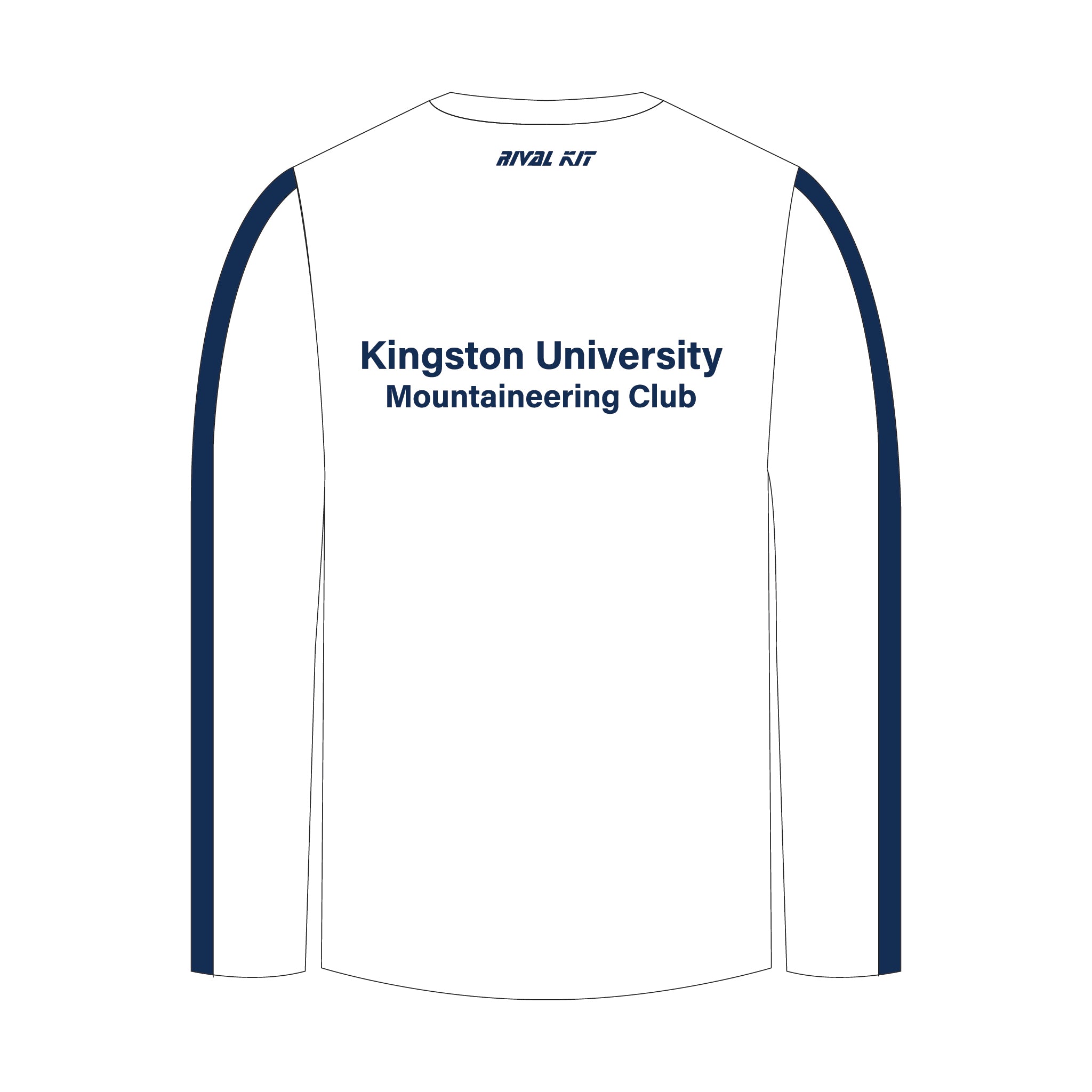 Kingston University Mountaineering Club Long Sleeve Gym T-shirt 2