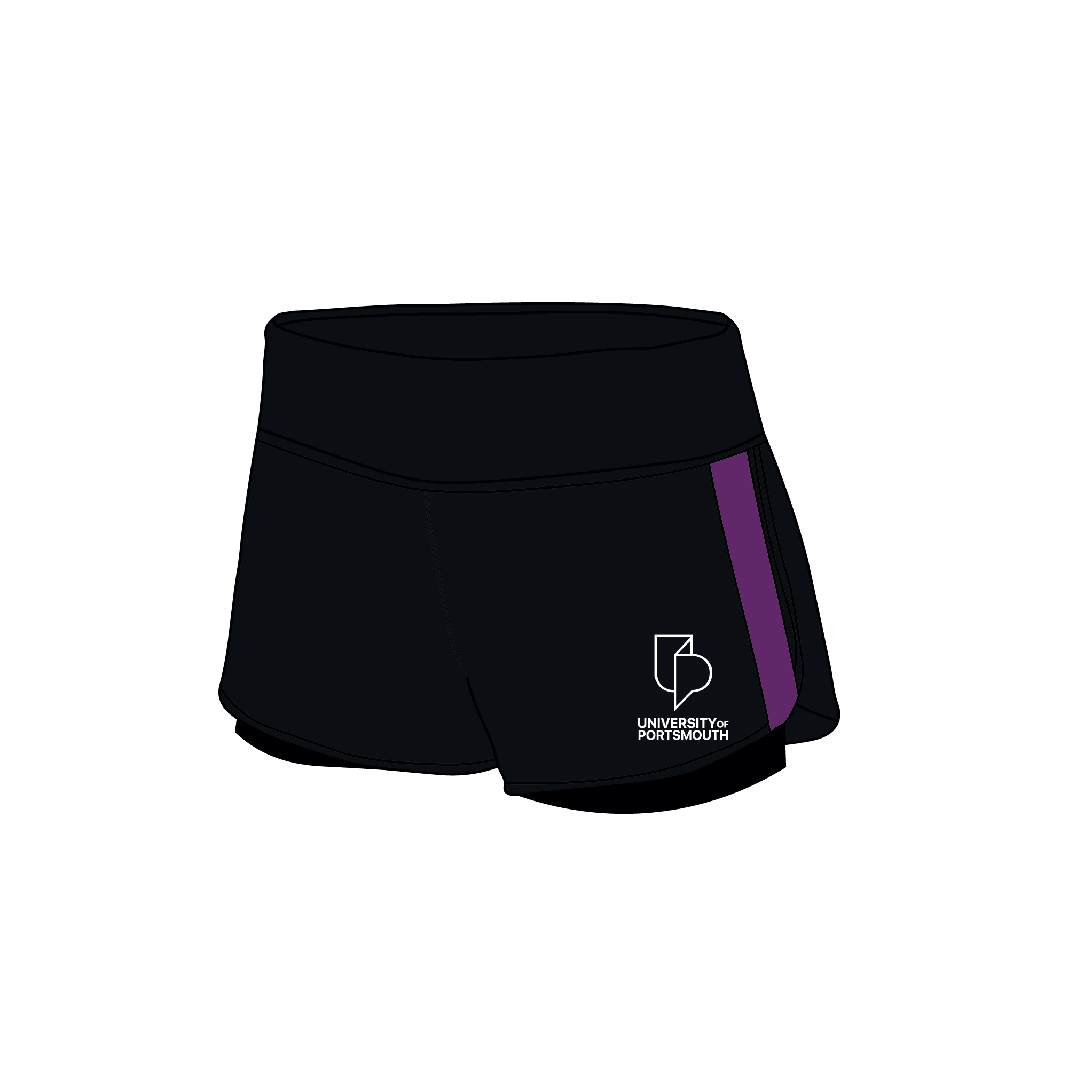 University of Portsmouth Rowing Female Gym Shorts