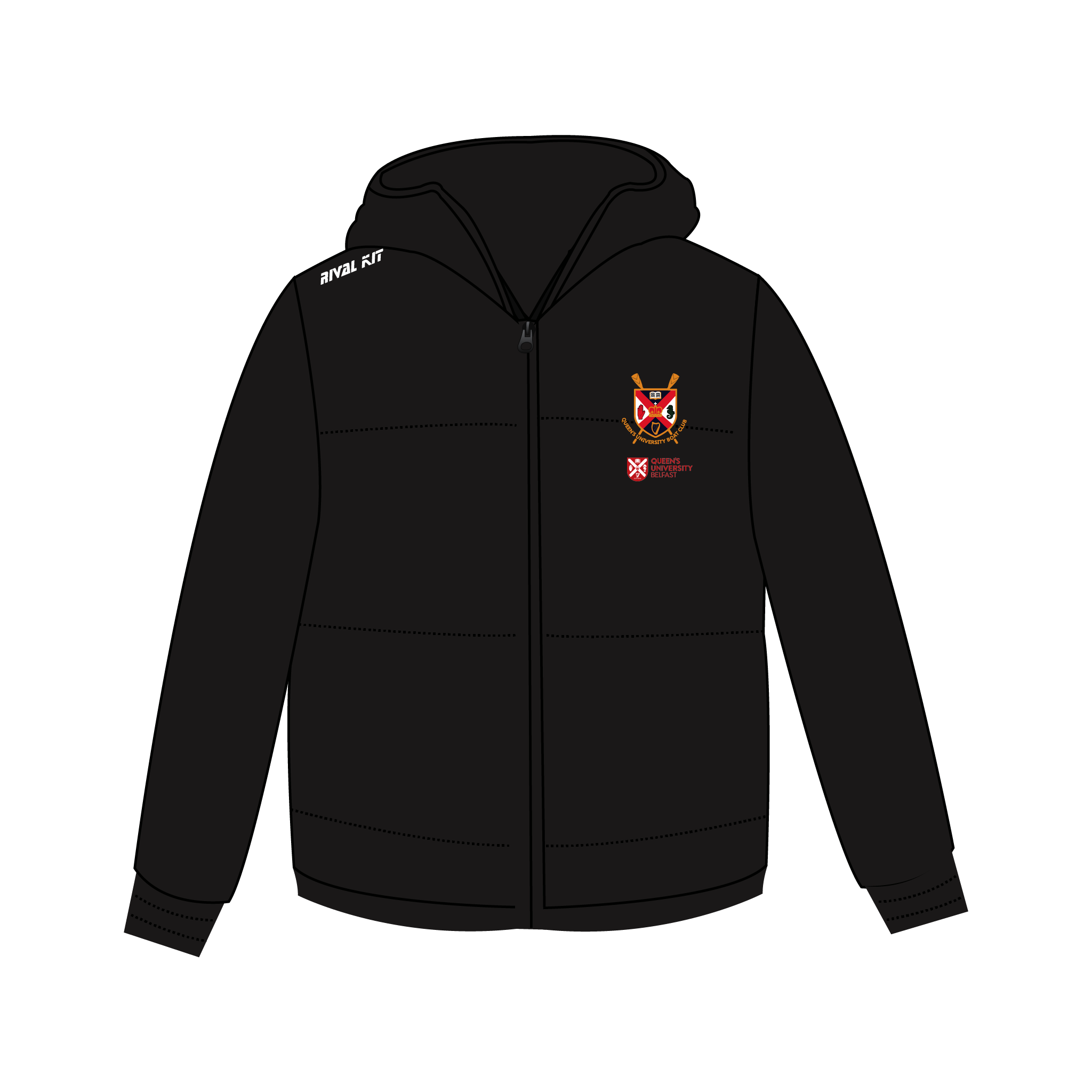 Queen's University Belfast Men's Boat Club Puffa Jacket