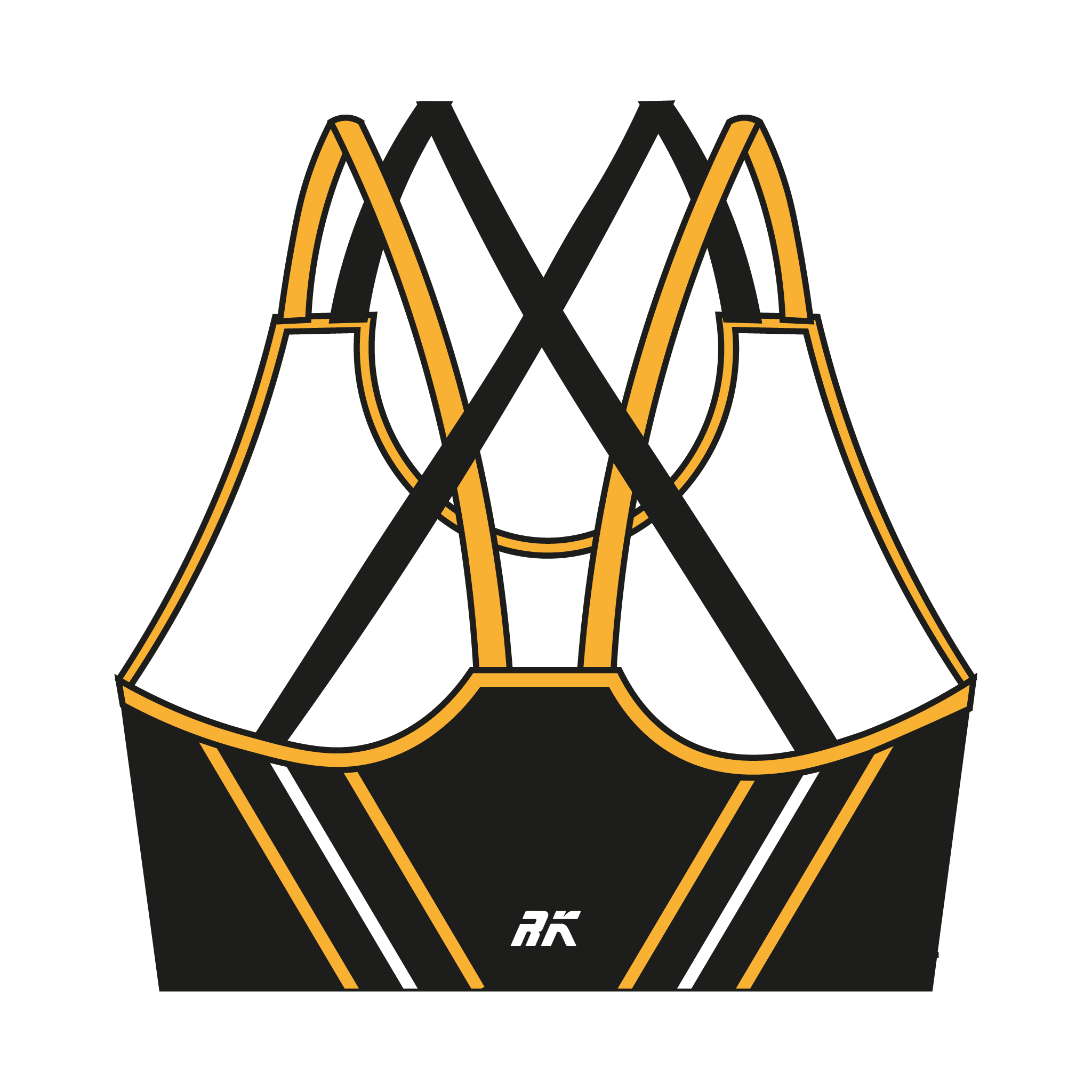 Sheffield University Lacrosse Club Strappy Sports Bra
