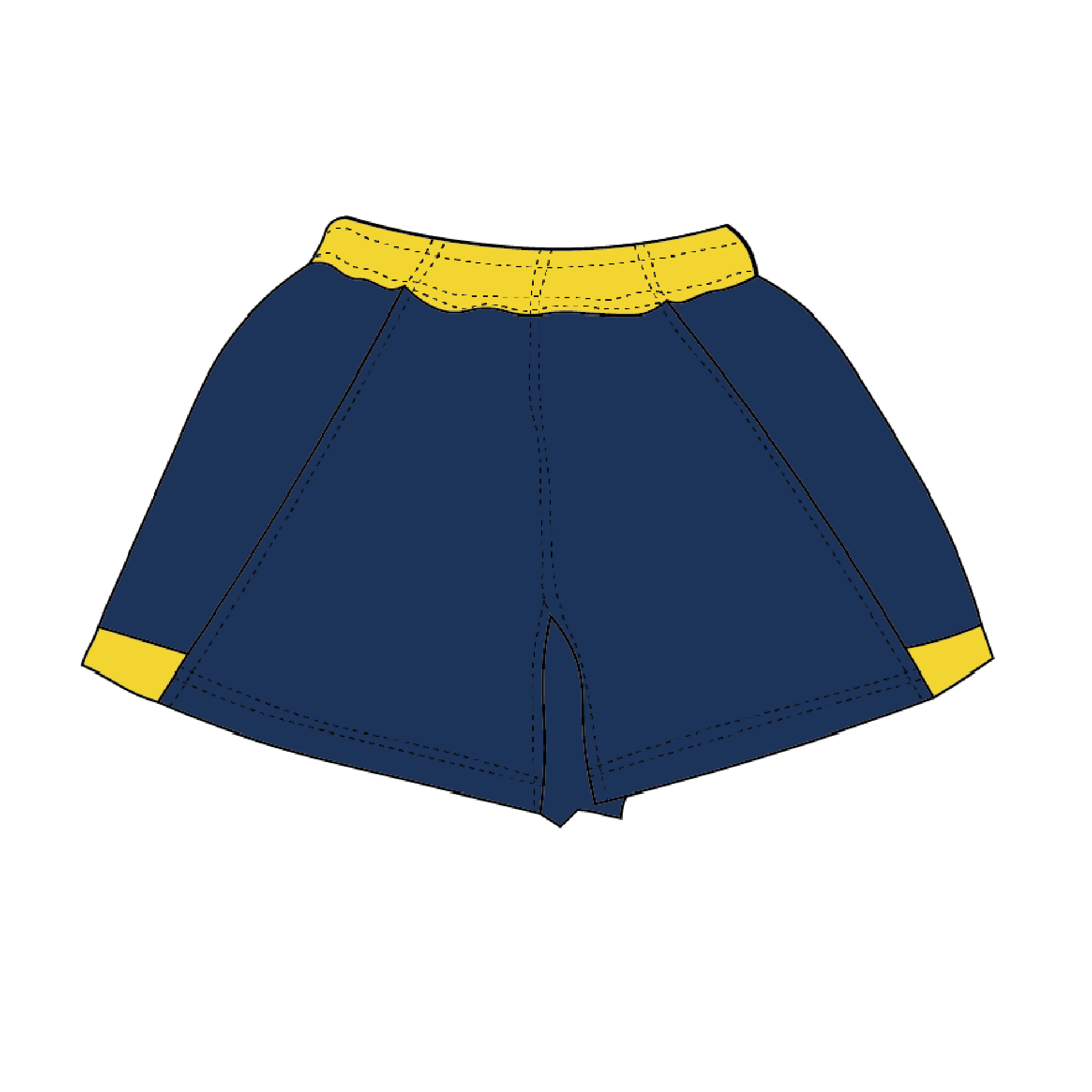 The University of Edinburgh Cricket Club Rugby Shorts (Womens)