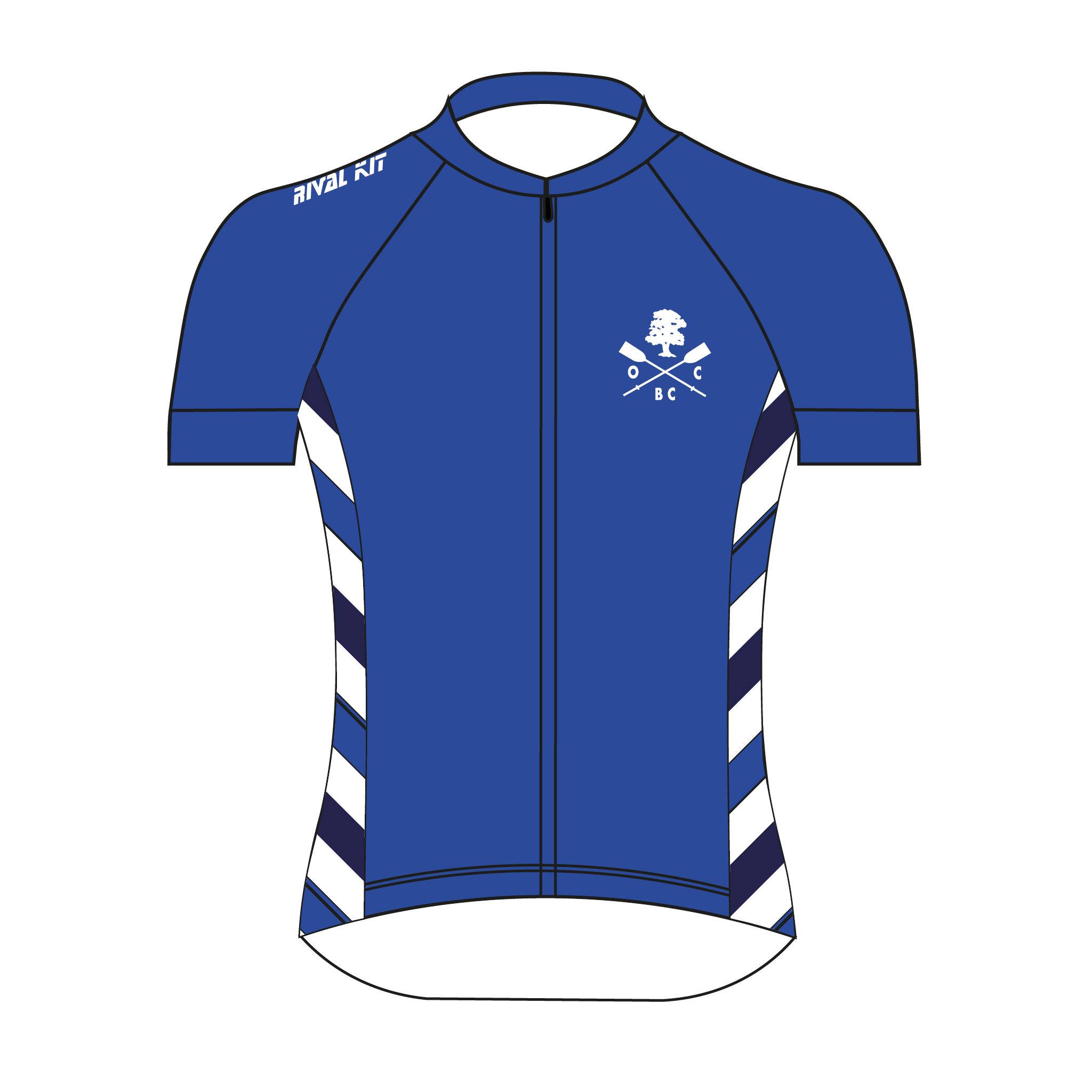 Old Canfordian Boat Club Blue Cycling jersey
