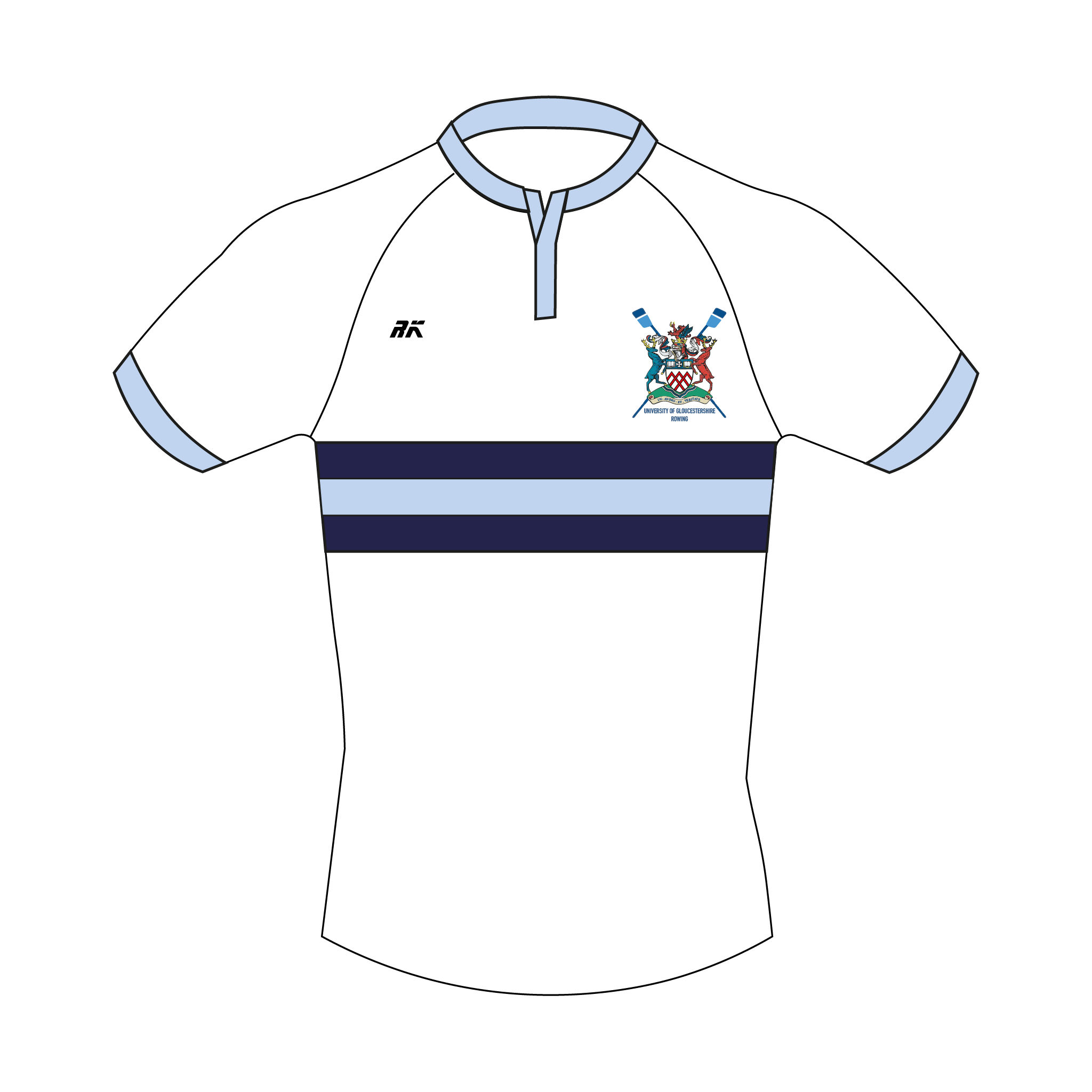 University of Gloucestershire Rowing Club Zephyr