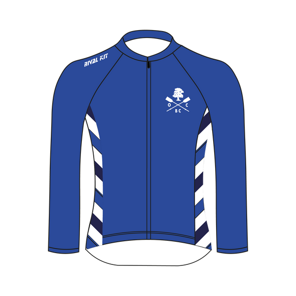 Old Canfordian Boat Club Long Sleeve Blue Cycling Jersey