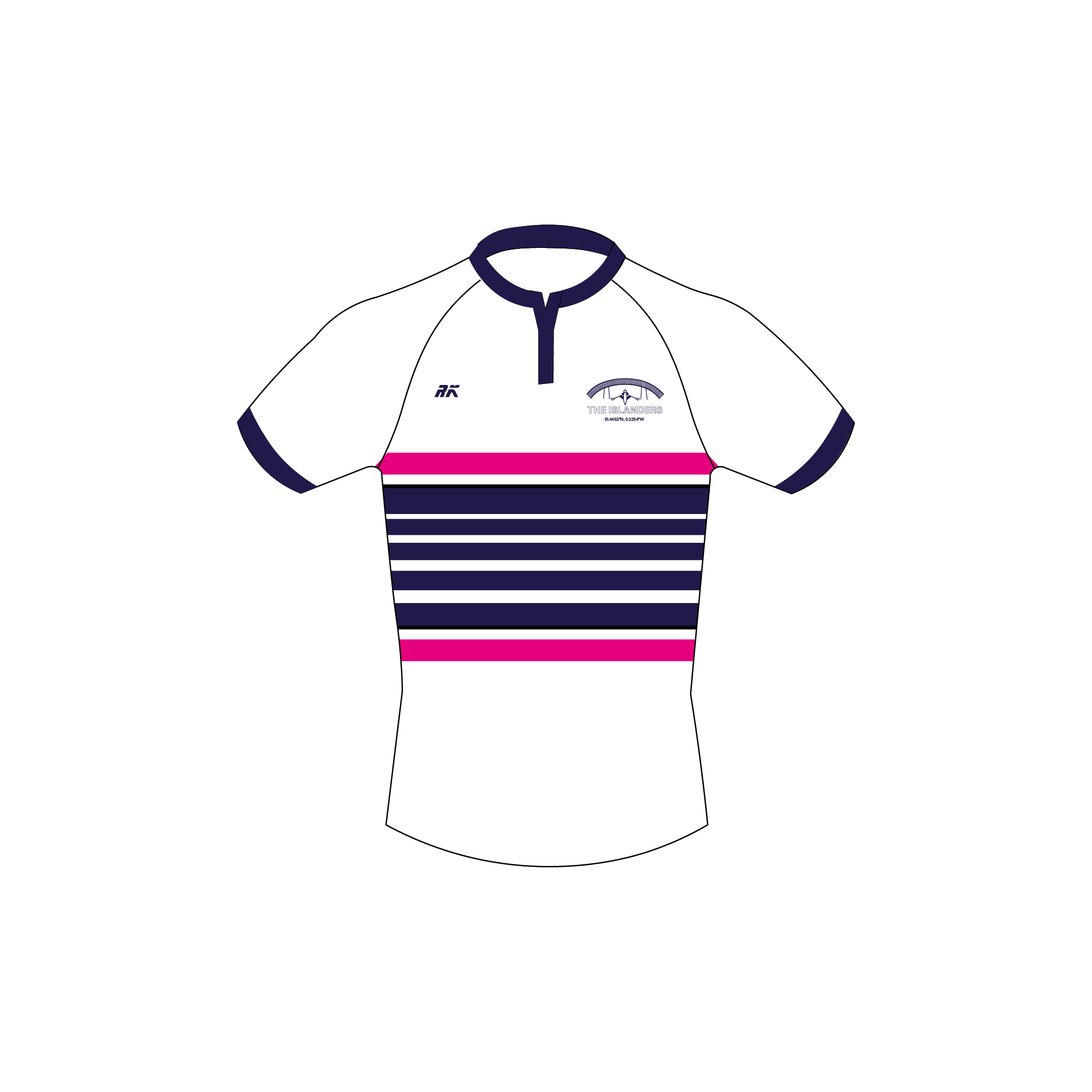 Twickenham Islanders Zephyr White