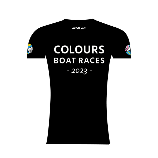 Boat Race Colours Black Short Sleeve Base-Layer