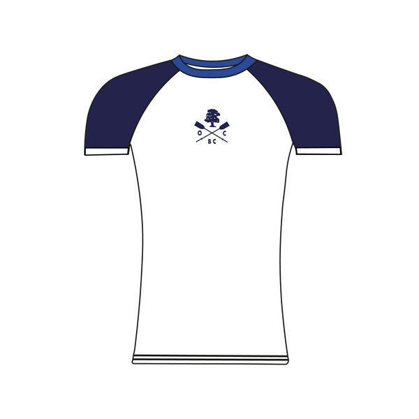 Old Canfordian Boat Club Navy and White Short Sleeve Base Layer