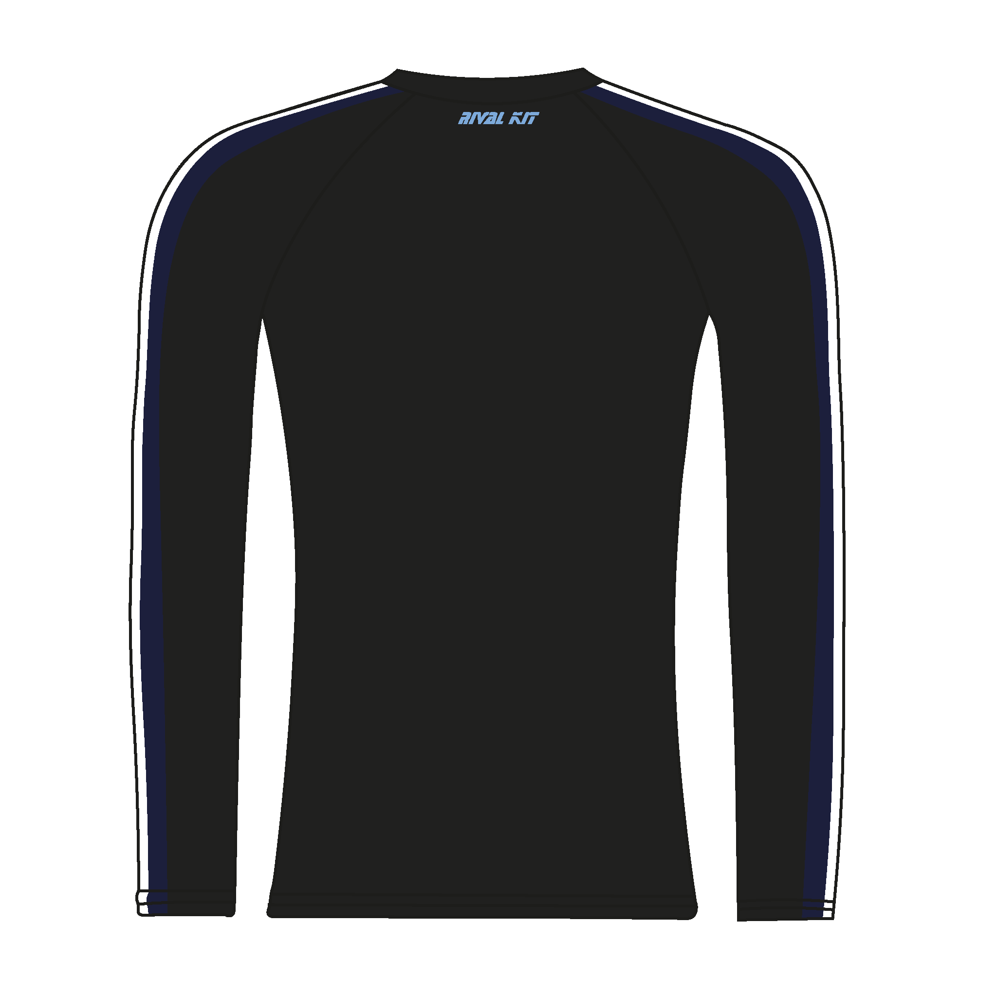 Hughes Hall BC Long Sleeve Black Baselayer