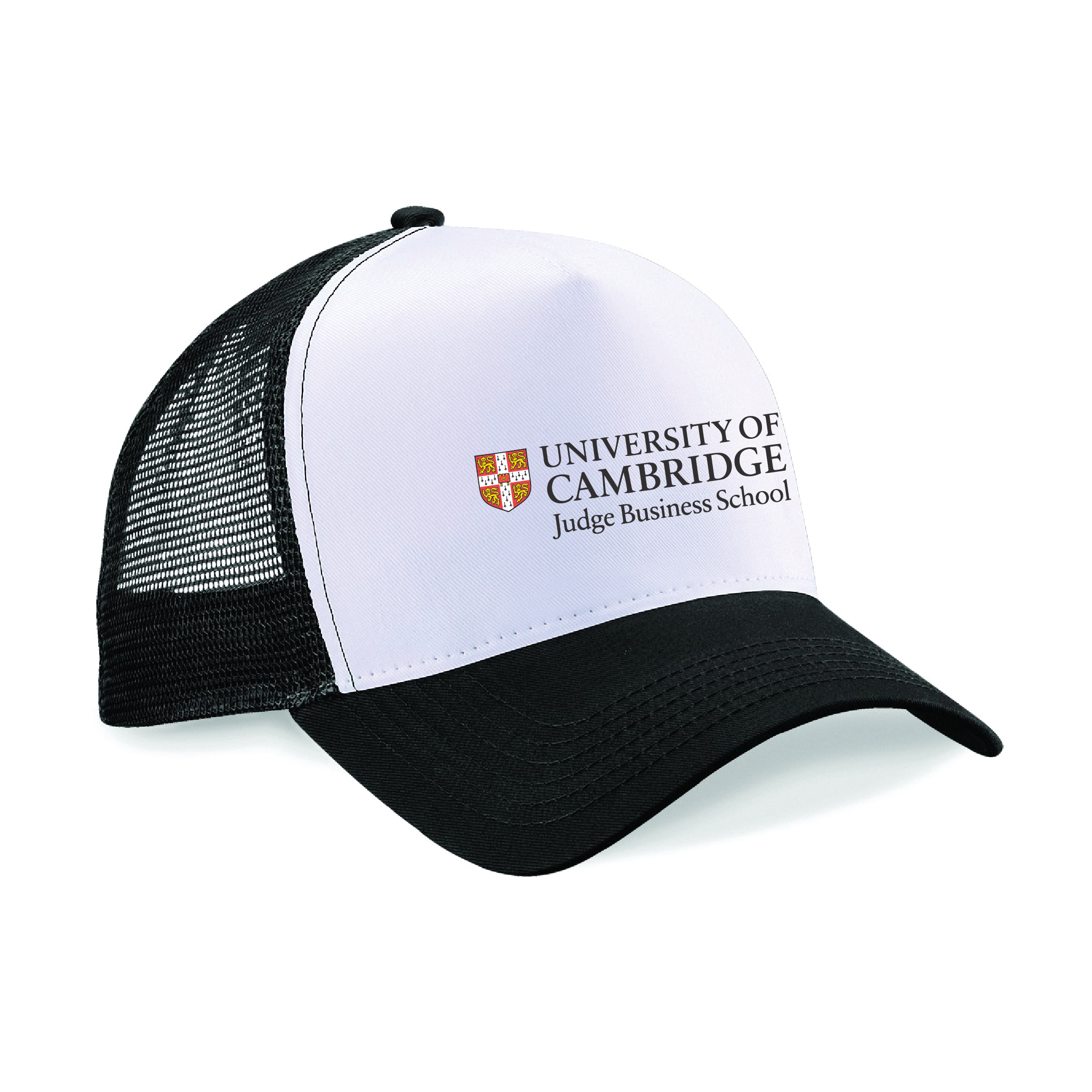 Judge Business School Boat Club Black and White Cap