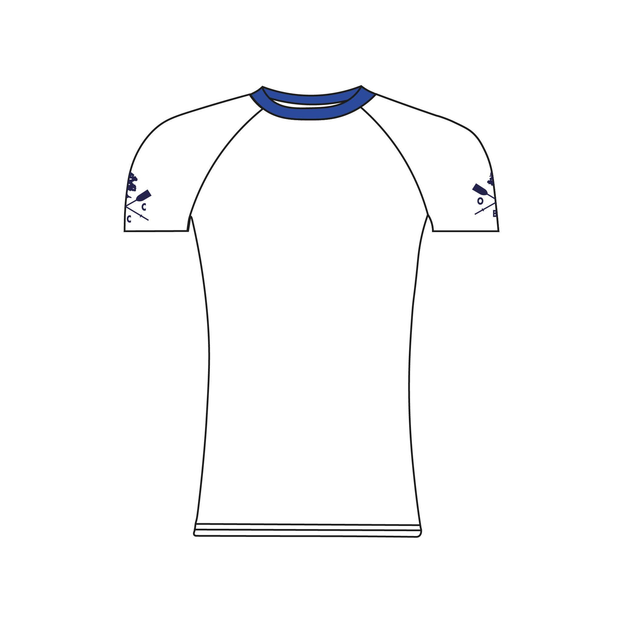 Old Canfordian Boat Club White Short Sleeve Base Layer