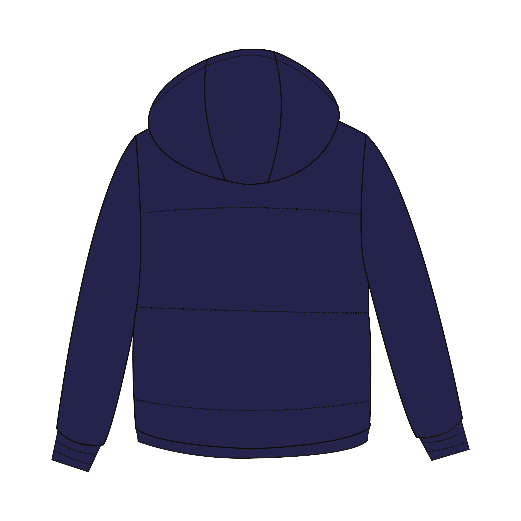 George Washington Men's Rowing Puffa Jacket