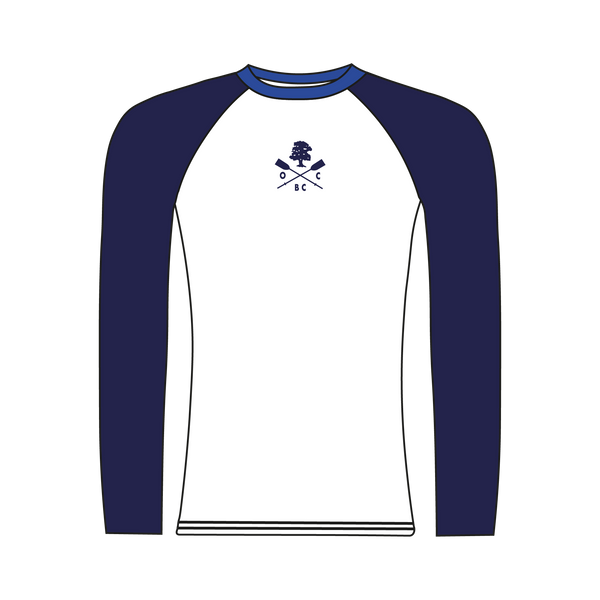 Old Canfordian Boat Club Navy and White Long Sleeve Base Layer