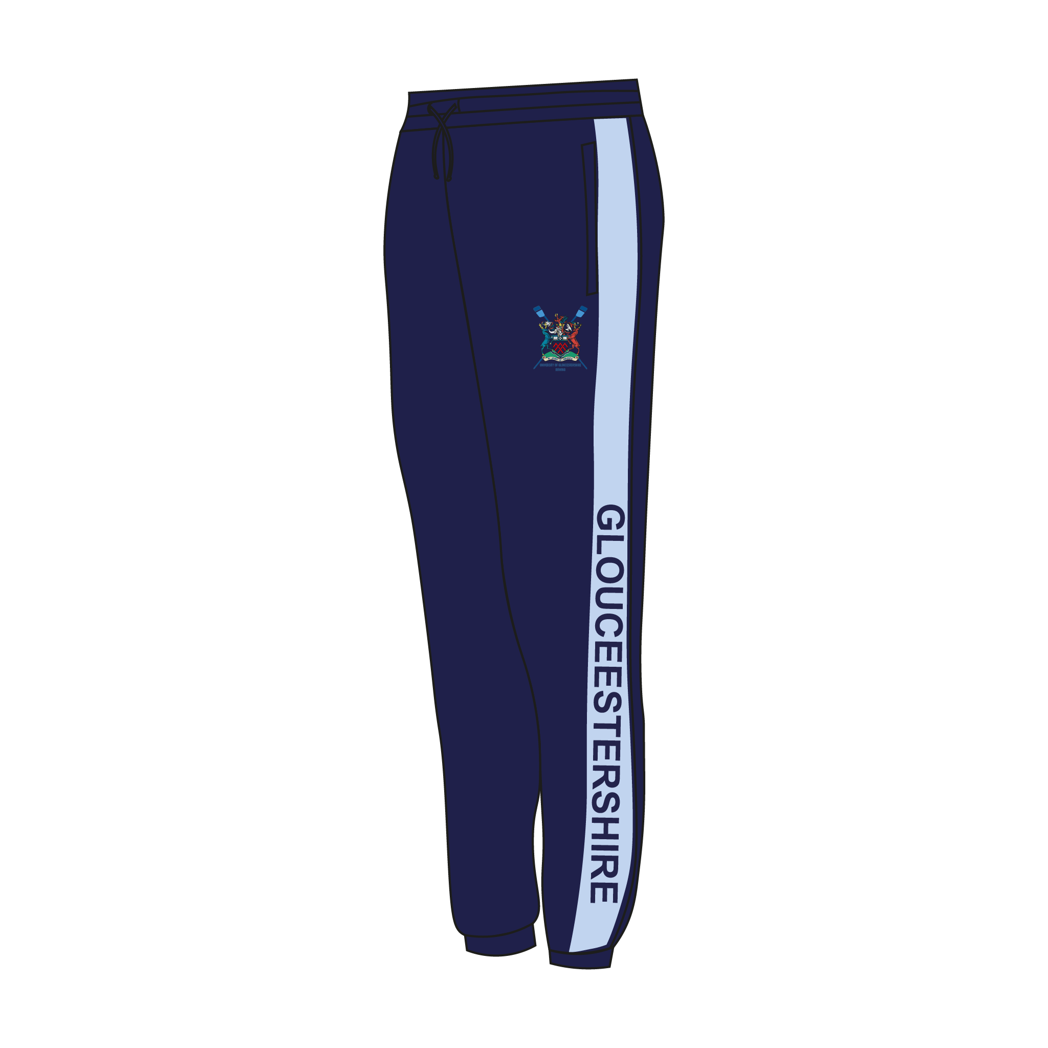 University of Gloucestershire Rowing Club Bespoke Joggies