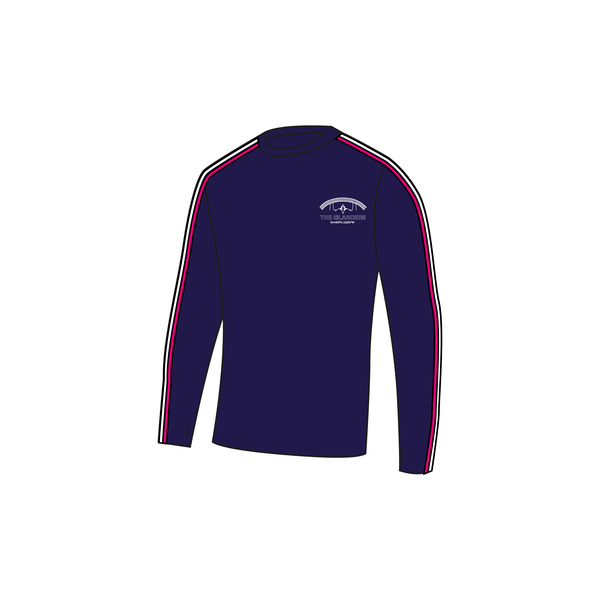 Twickenham Islanders Bespoke Long Sleeve Gym T-Shirt Navy