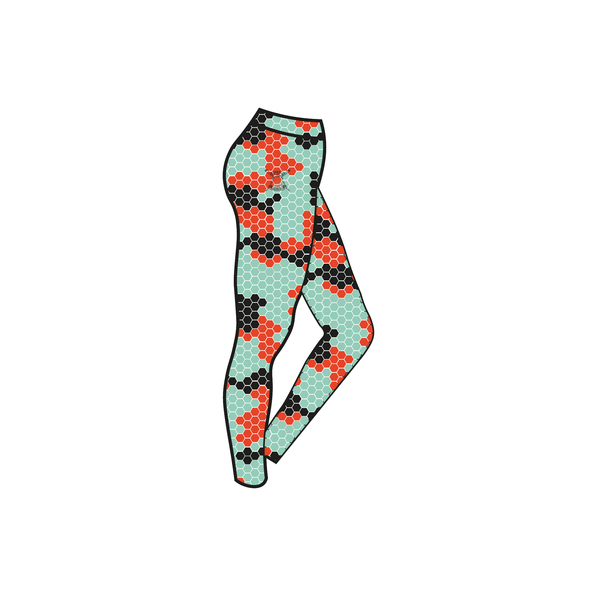 Derby Rowing Club Pattern Leggings