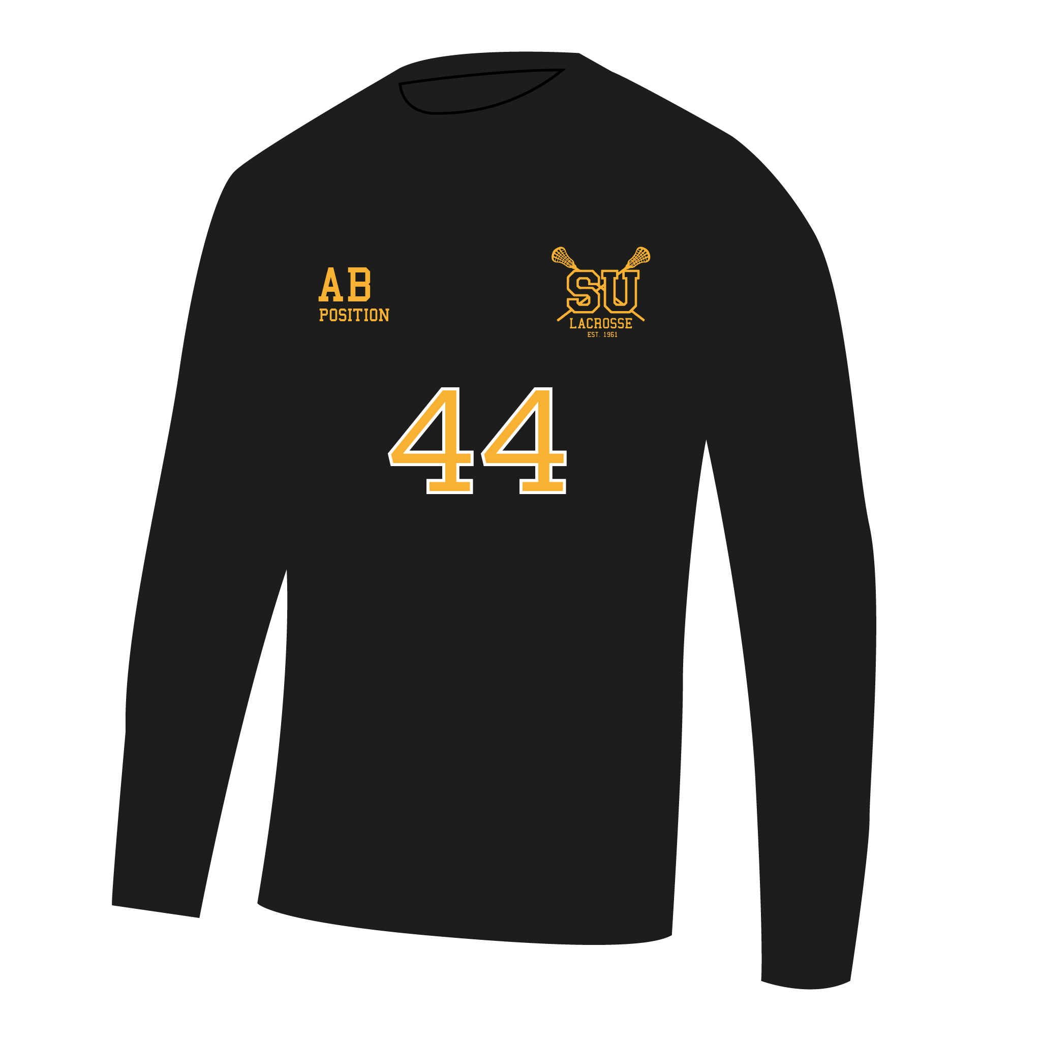 Sheffield University Lacrosse Club Bespoke Long Sleeve Gym T-Shirt