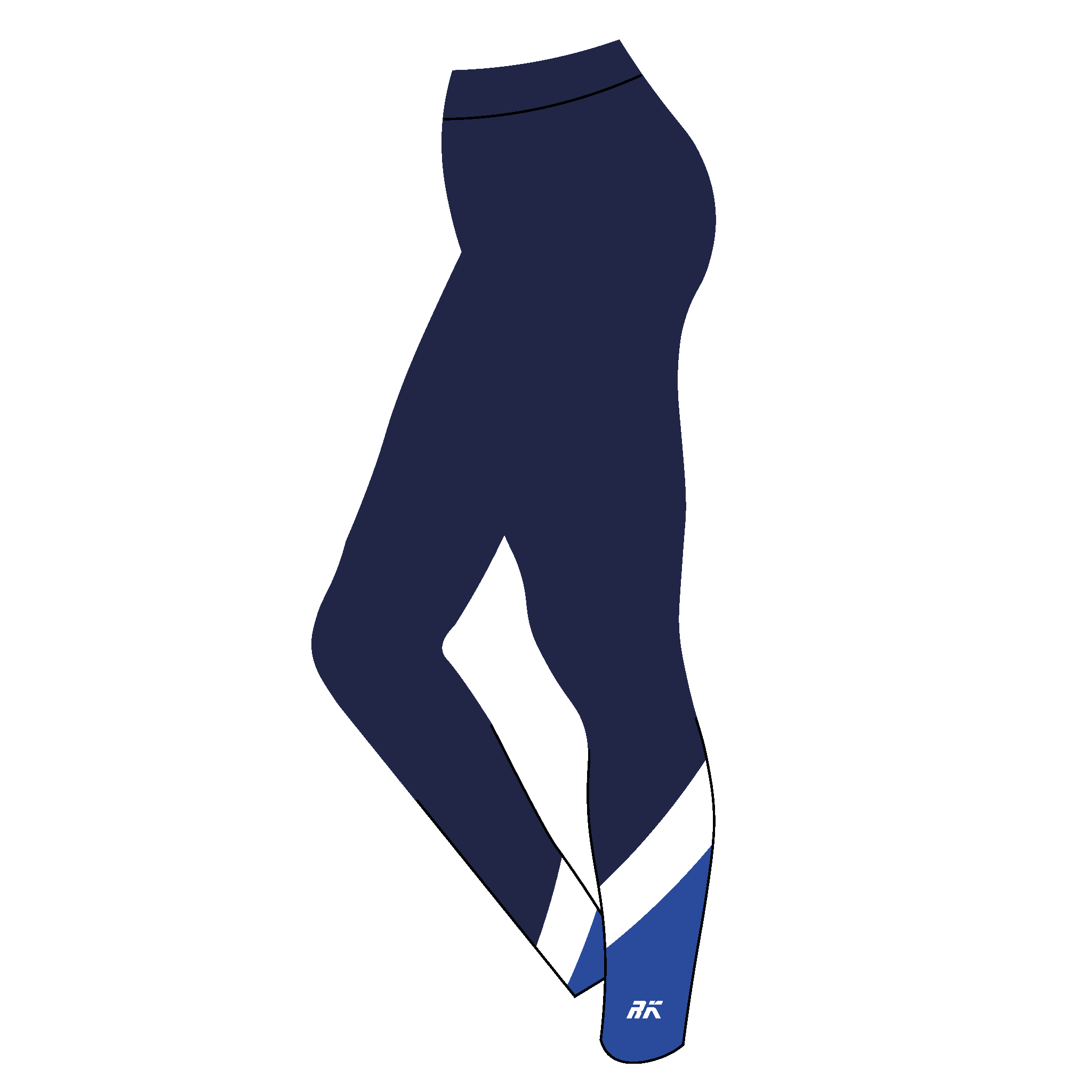 Ebchester BC Navy Leggings