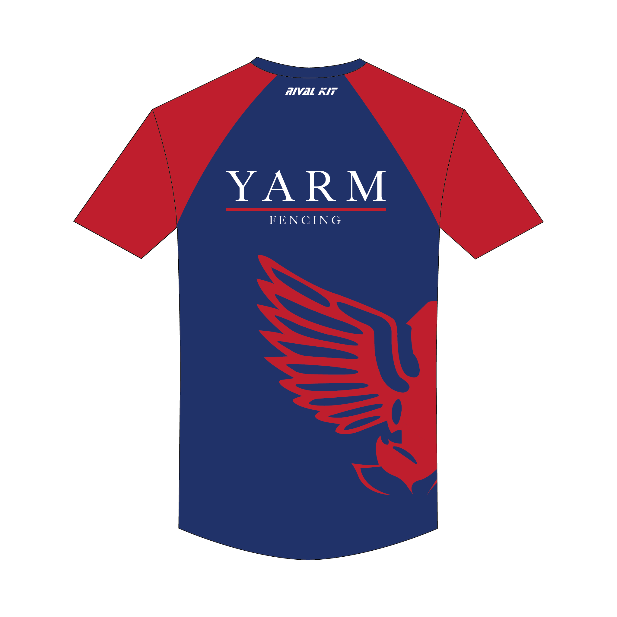 Yarm School Fencing Club Bespoke Gym T-Shirt
