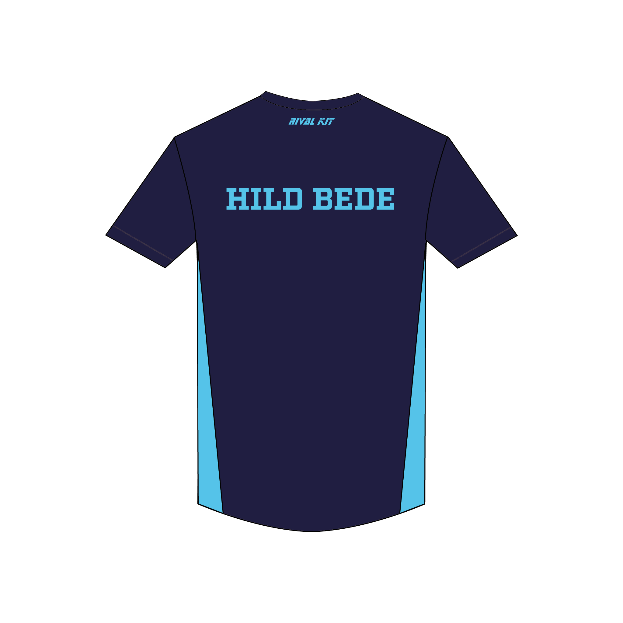 Hild Bede Navy Bespoke Gym T-Shirt