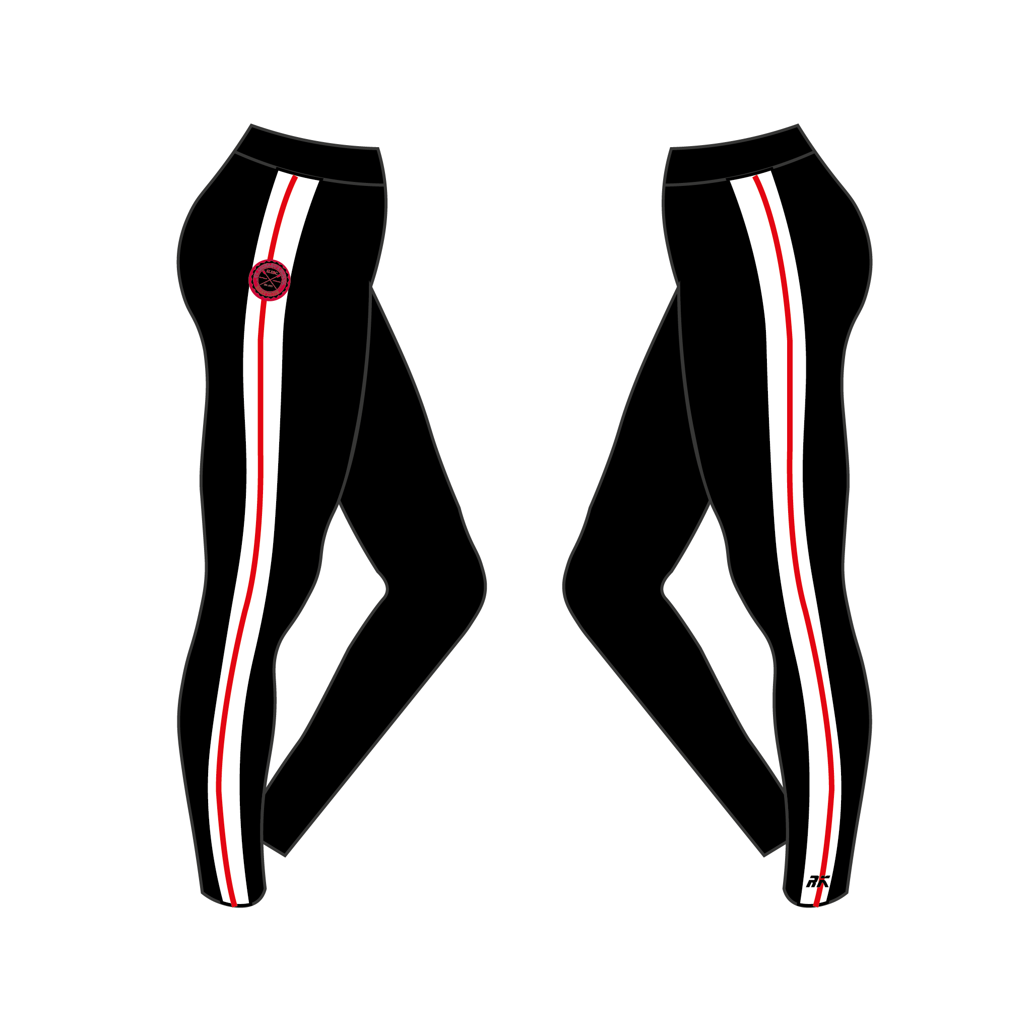 St Leonard's School Rowing Club Striped Leggings