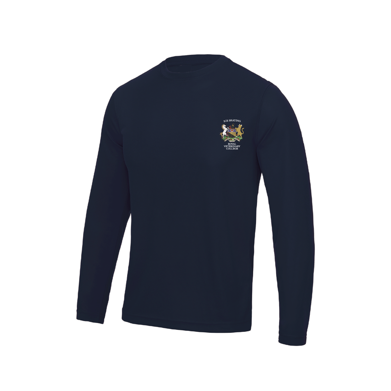 Royal Veterinary College Ice Skating Club Long Sleeve Gym T-Shirt