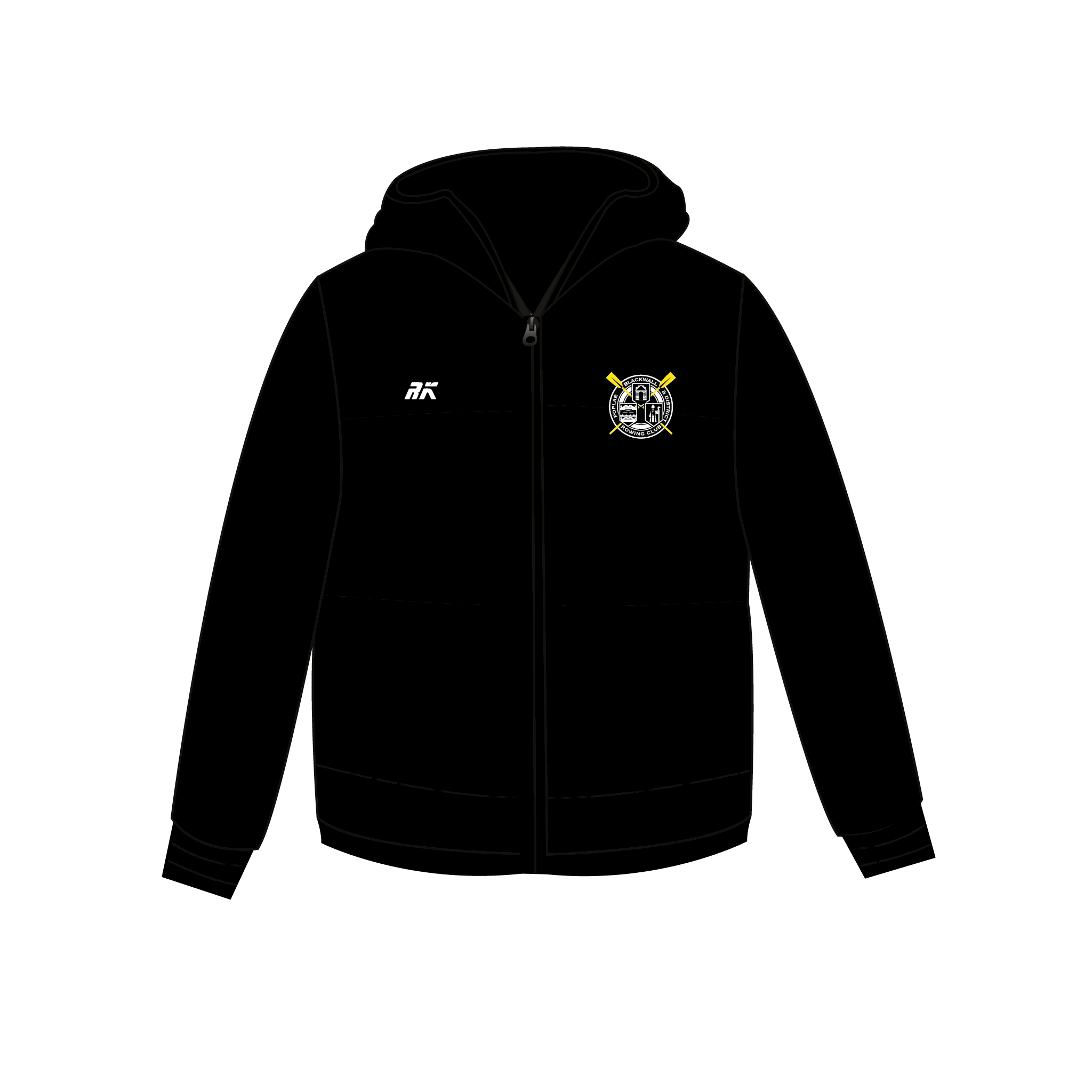 Poplar, Blackwall and District RC Black Puffa Jacket