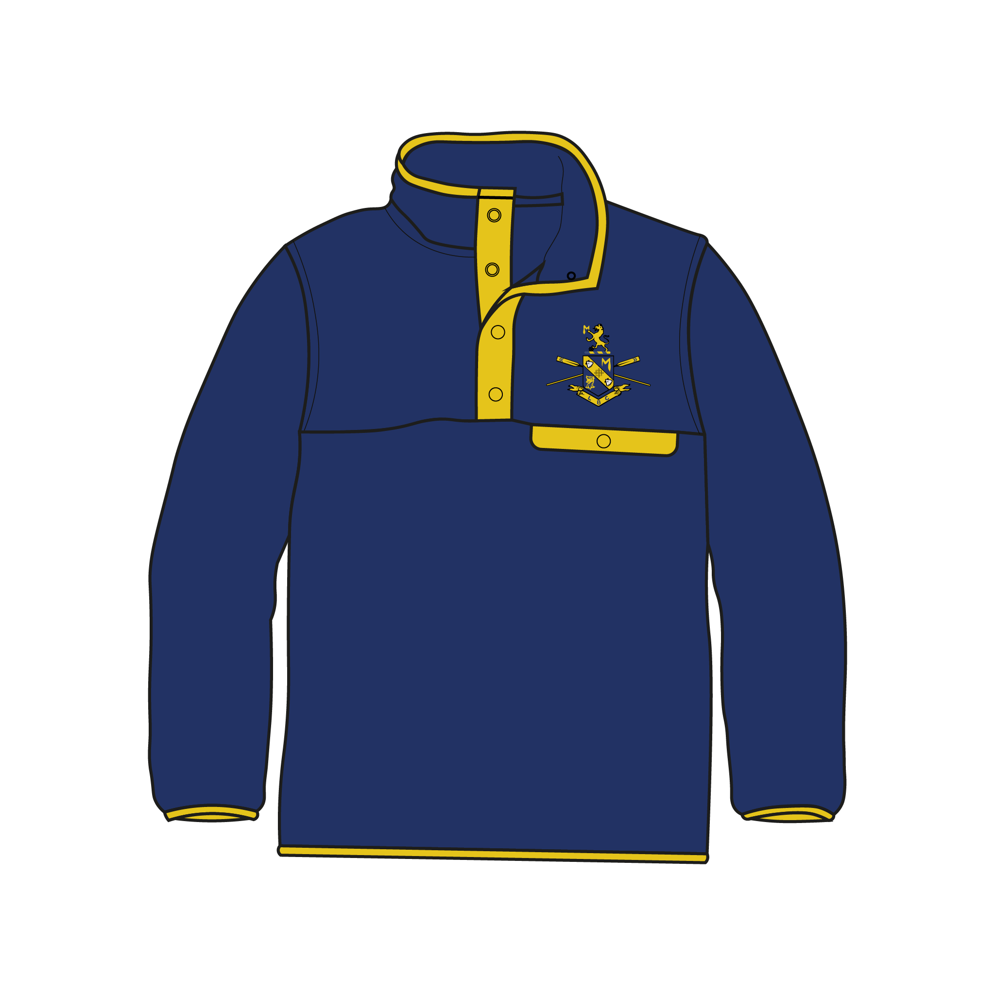 Loughborough Boat Club Pocket Fleece