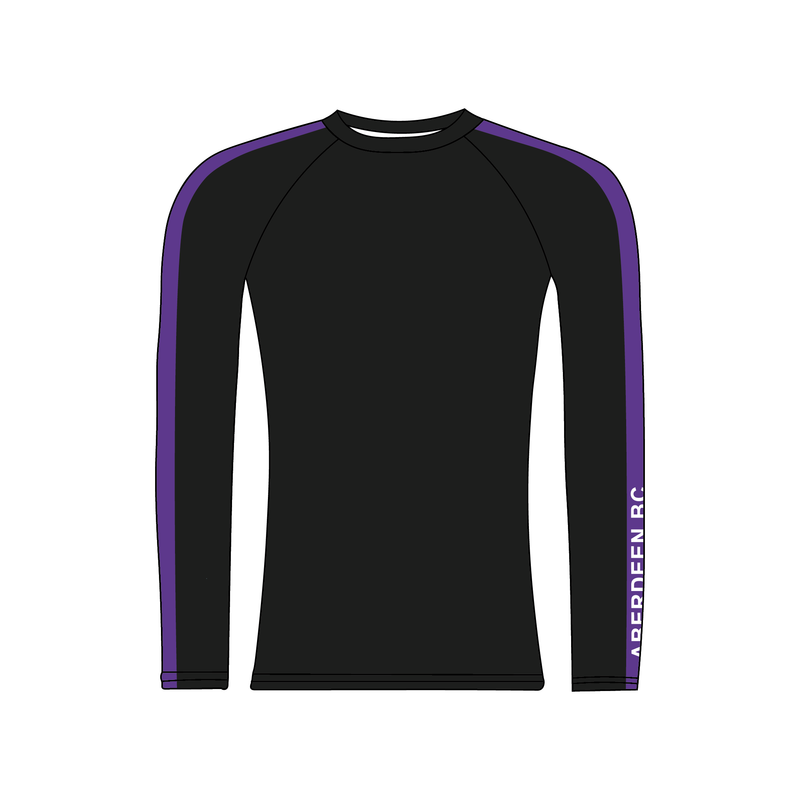 Aberdeen BC Stripe Long Sleeve Black Baselayer