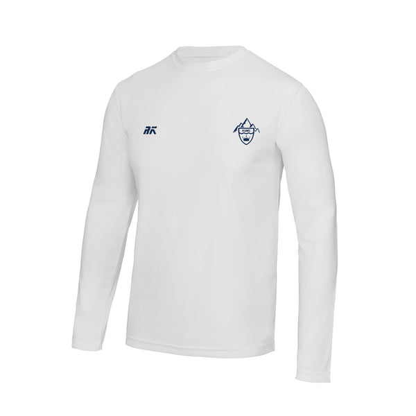 Kingston University Mountaineering Club White Long Sleeve Gym T-shirt